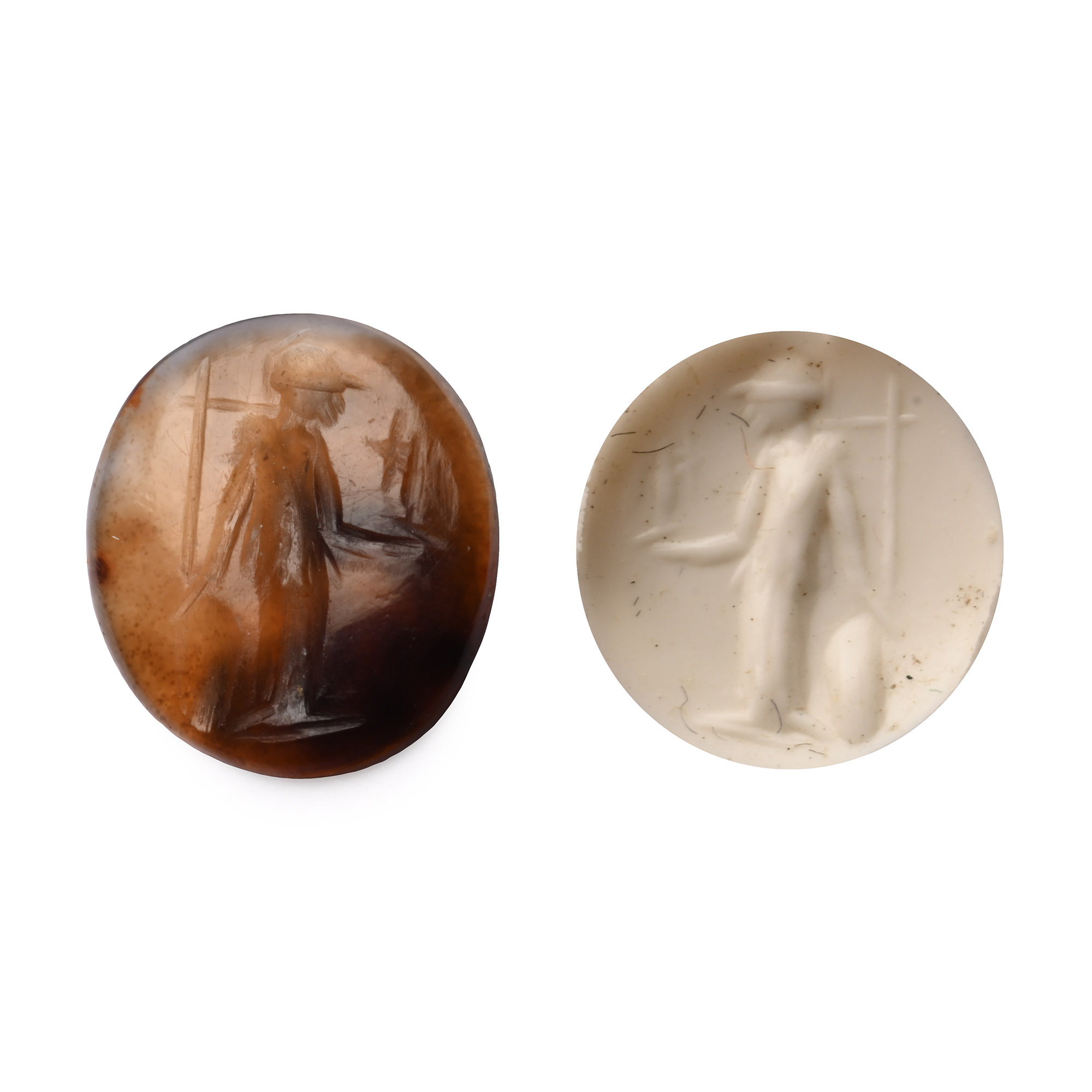 Roman Agate Gemstone with Minerva
