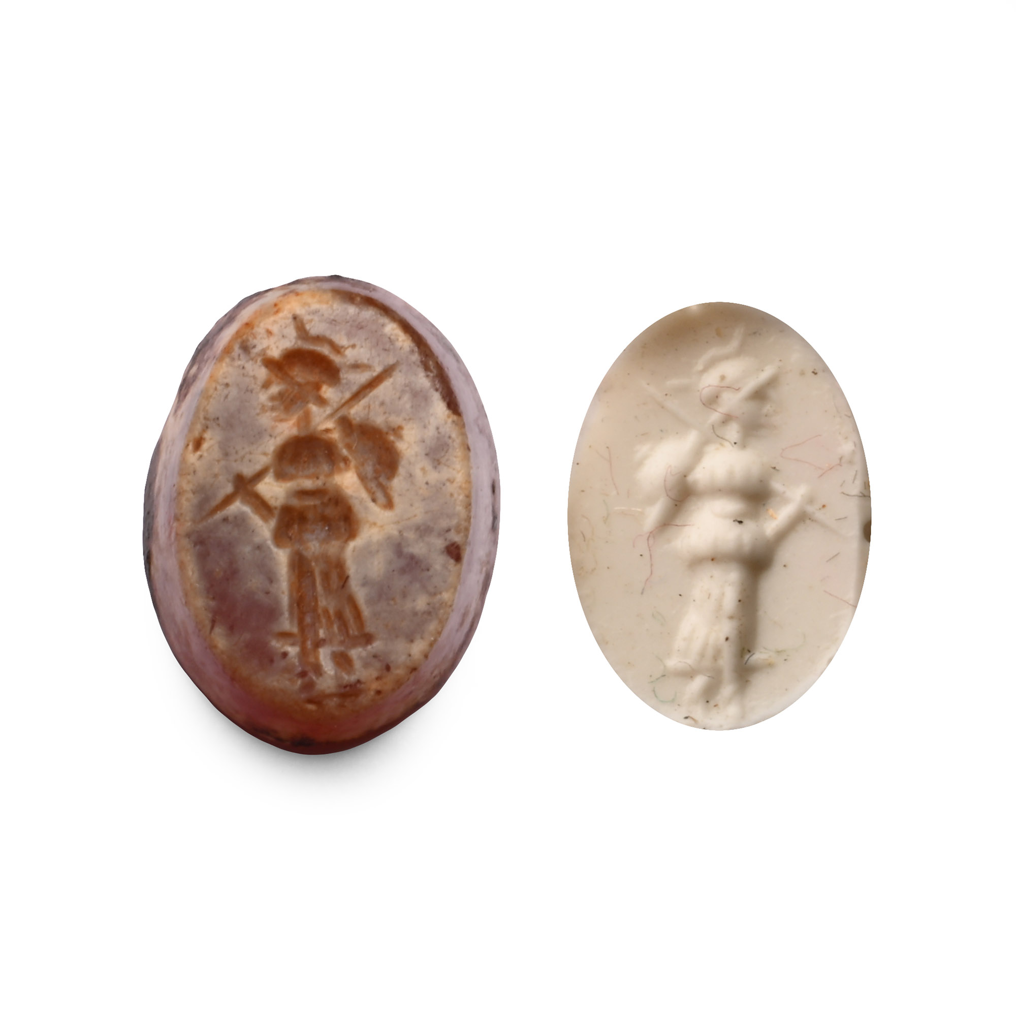 Carnelian intaglio of Minerva