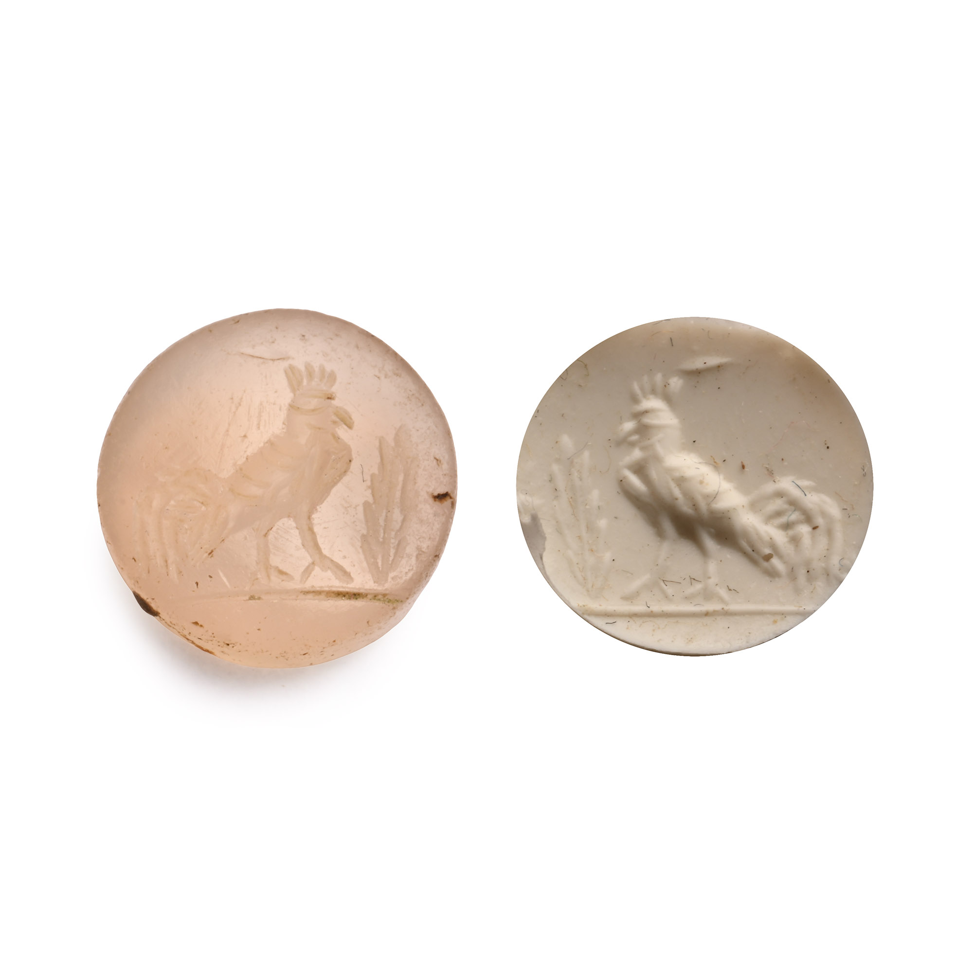 Roman Agate Gemstone with Bird