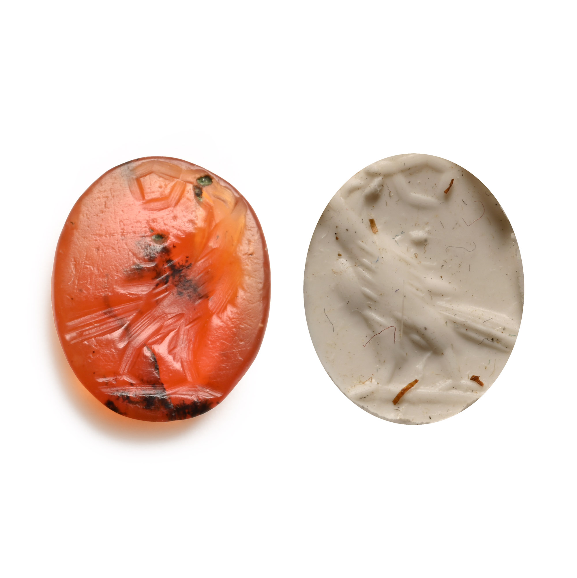 Roman Carnelian Gemstone with Eagle
