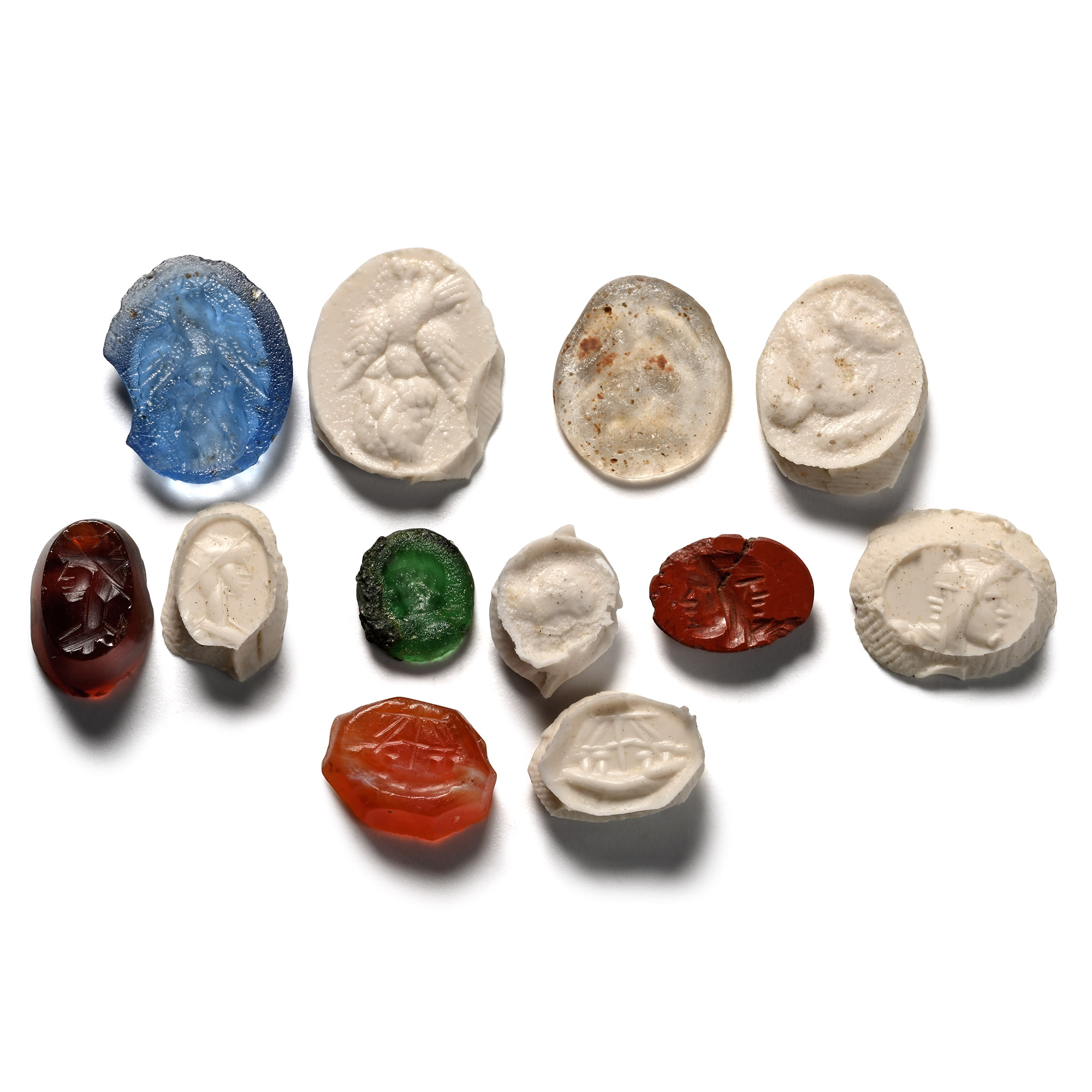 Roman Gemstone and Glass Intaglio Collection