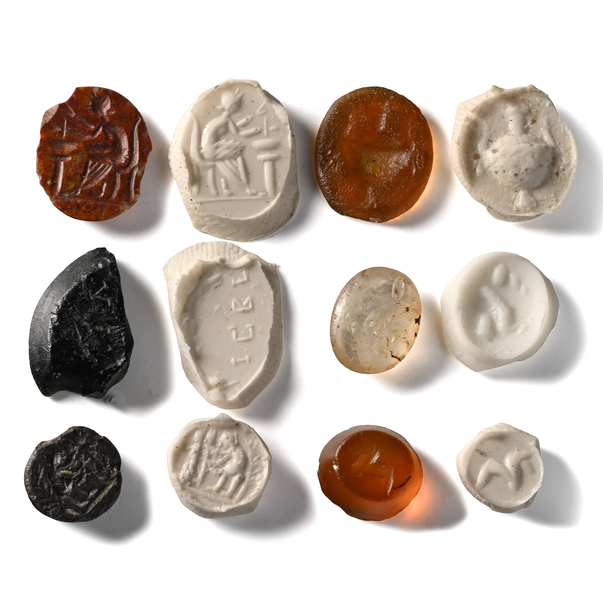 Roman Gemstone and Glass Intaglio Collection