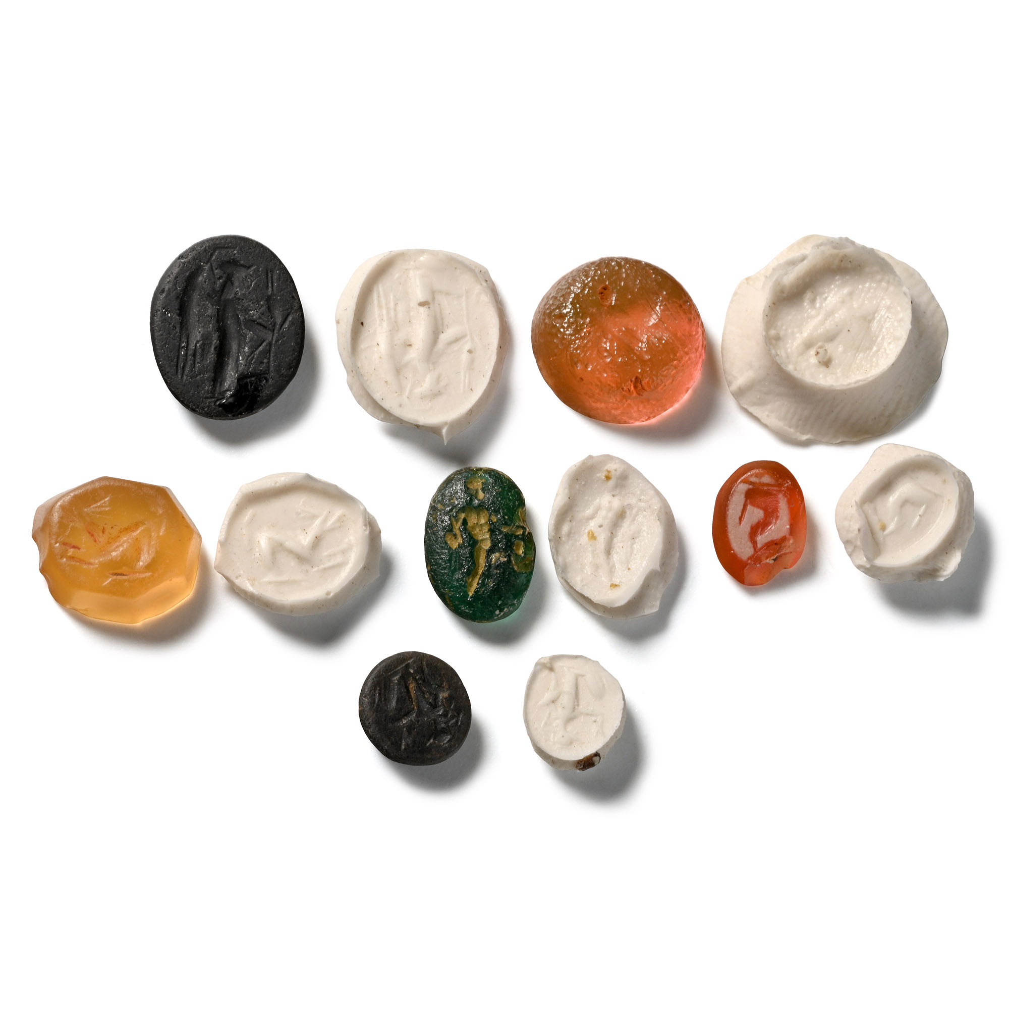 Roman Gemstone and Glass Intaglio Collection