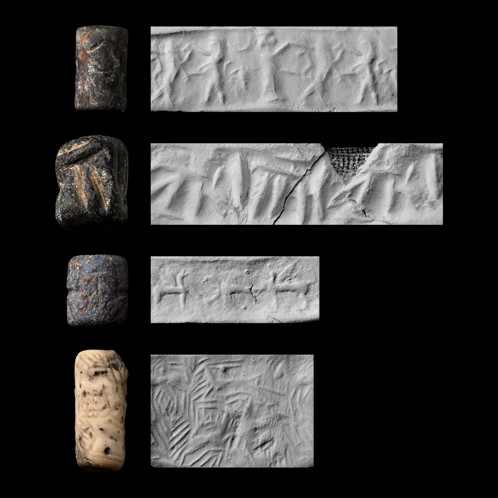 Western Asiatic Stone Cylinder Seal Group