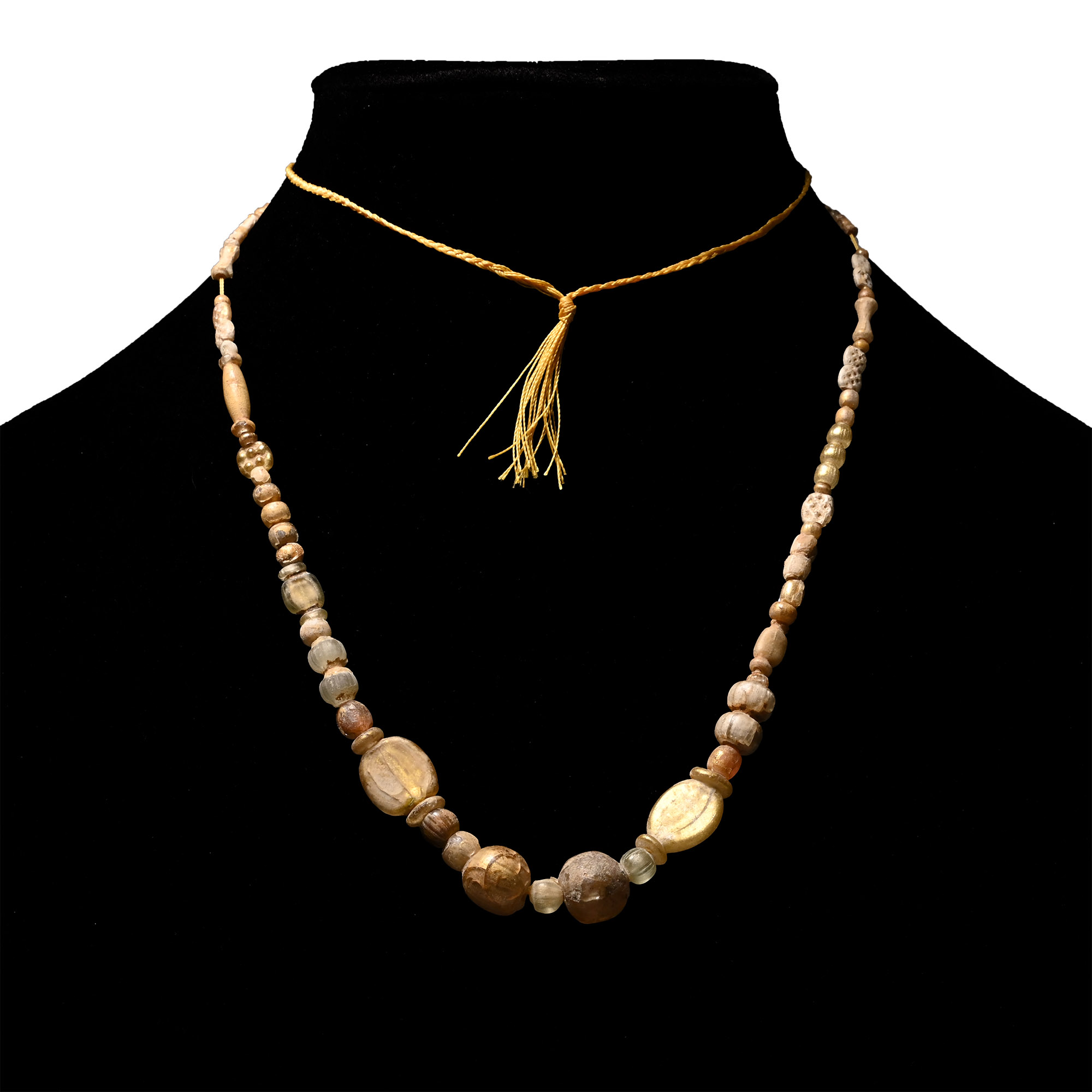 Roman Glass Bead Necklace String