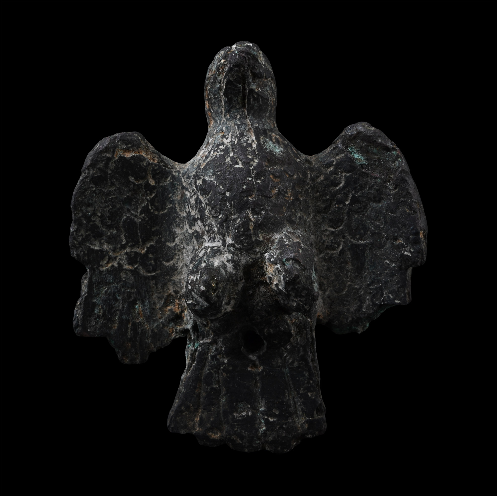 Large Roman Bronze Eagle Staff Finial