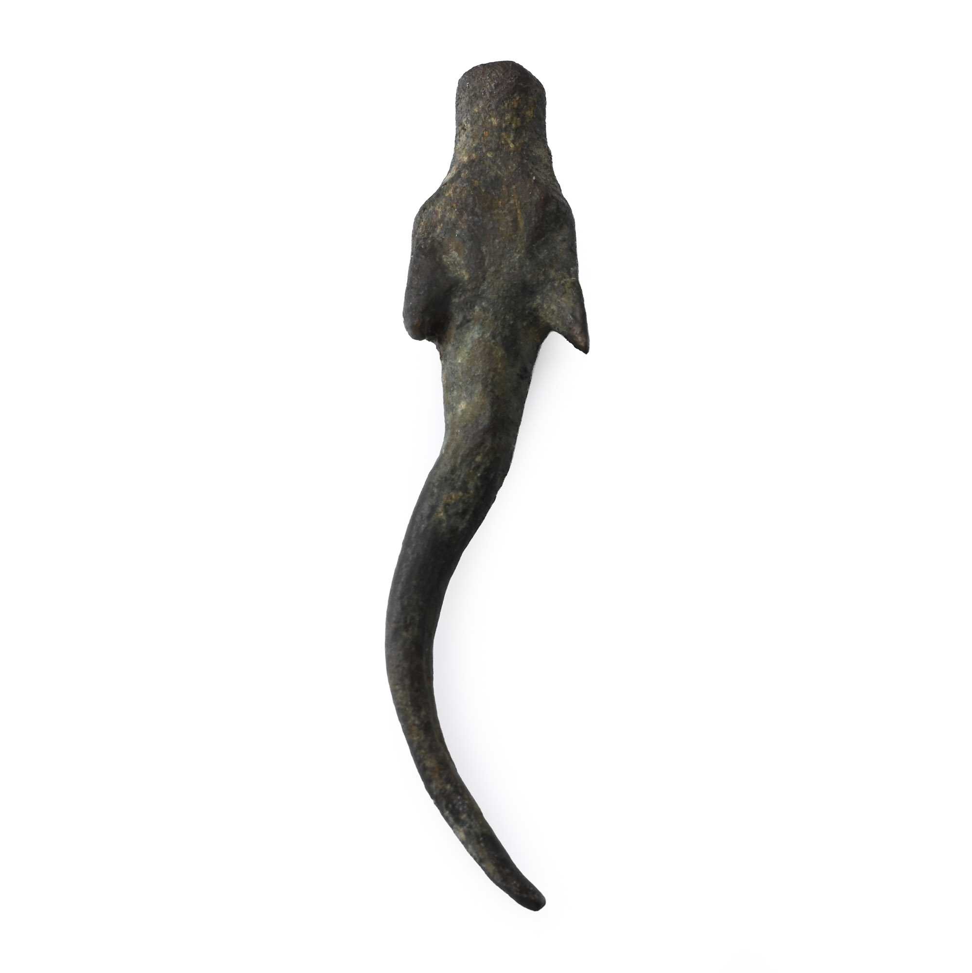 Western Asiatic Bronze Beast Head Finial