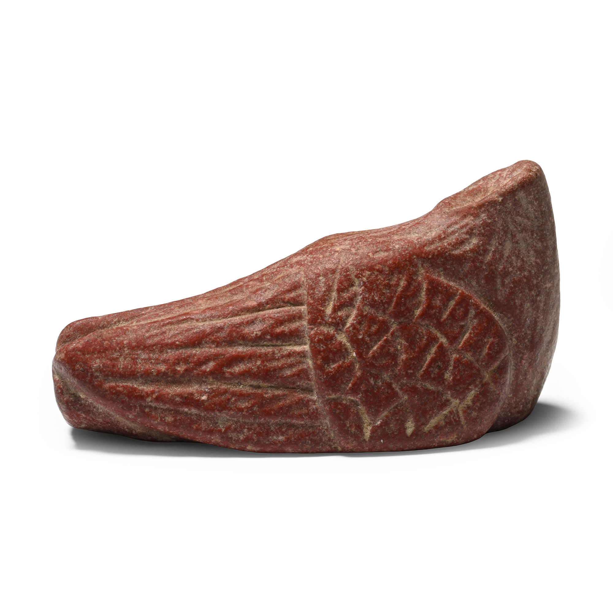 Western Asiatic Red Jasper Body of a Bird