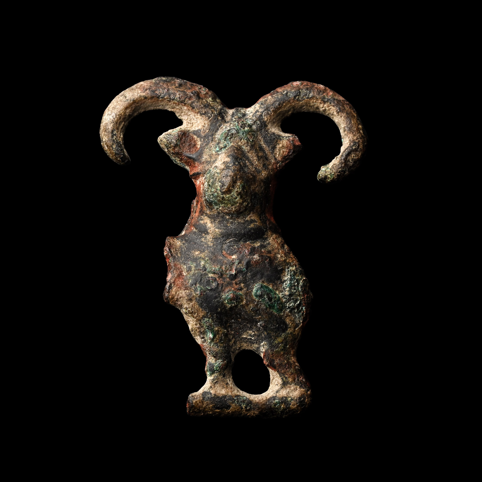 Luristan Bronze Ibex Mount
