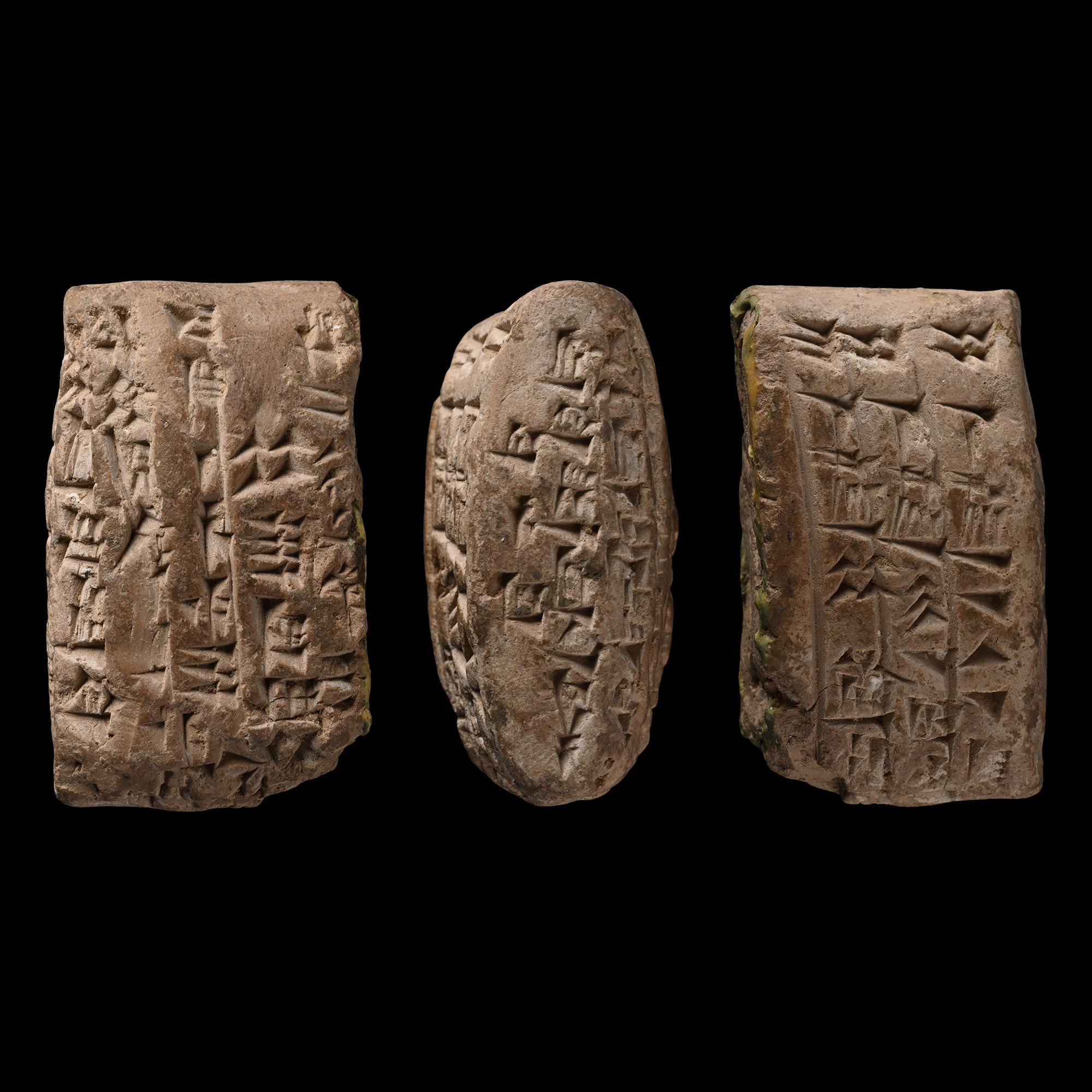 Old Babylonian Terracotta Cuneiform Tablet Section