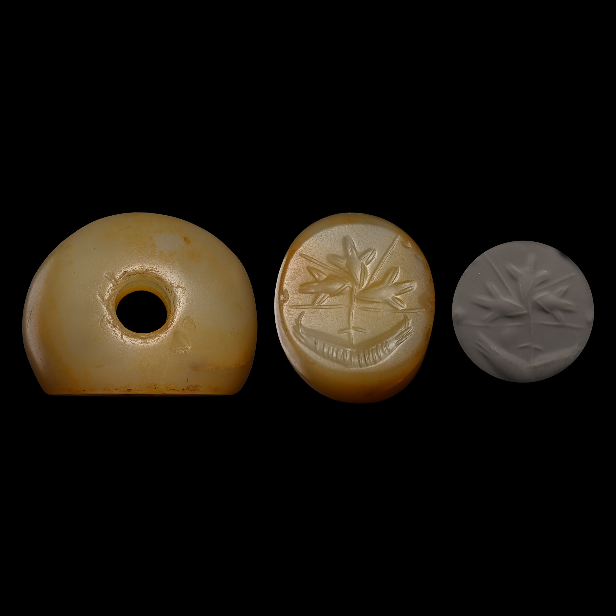 Sasanian Agate Stamp Seal