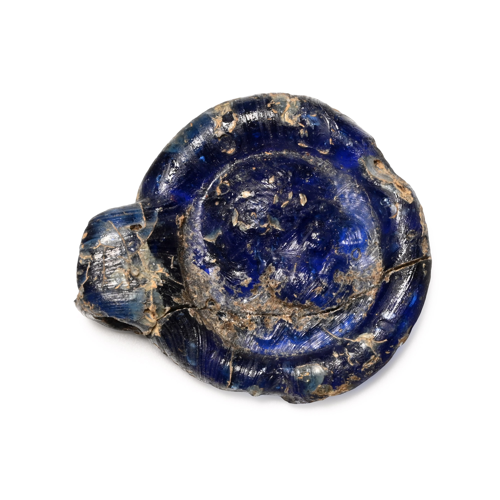 Roman Glass Pendant with Portrait