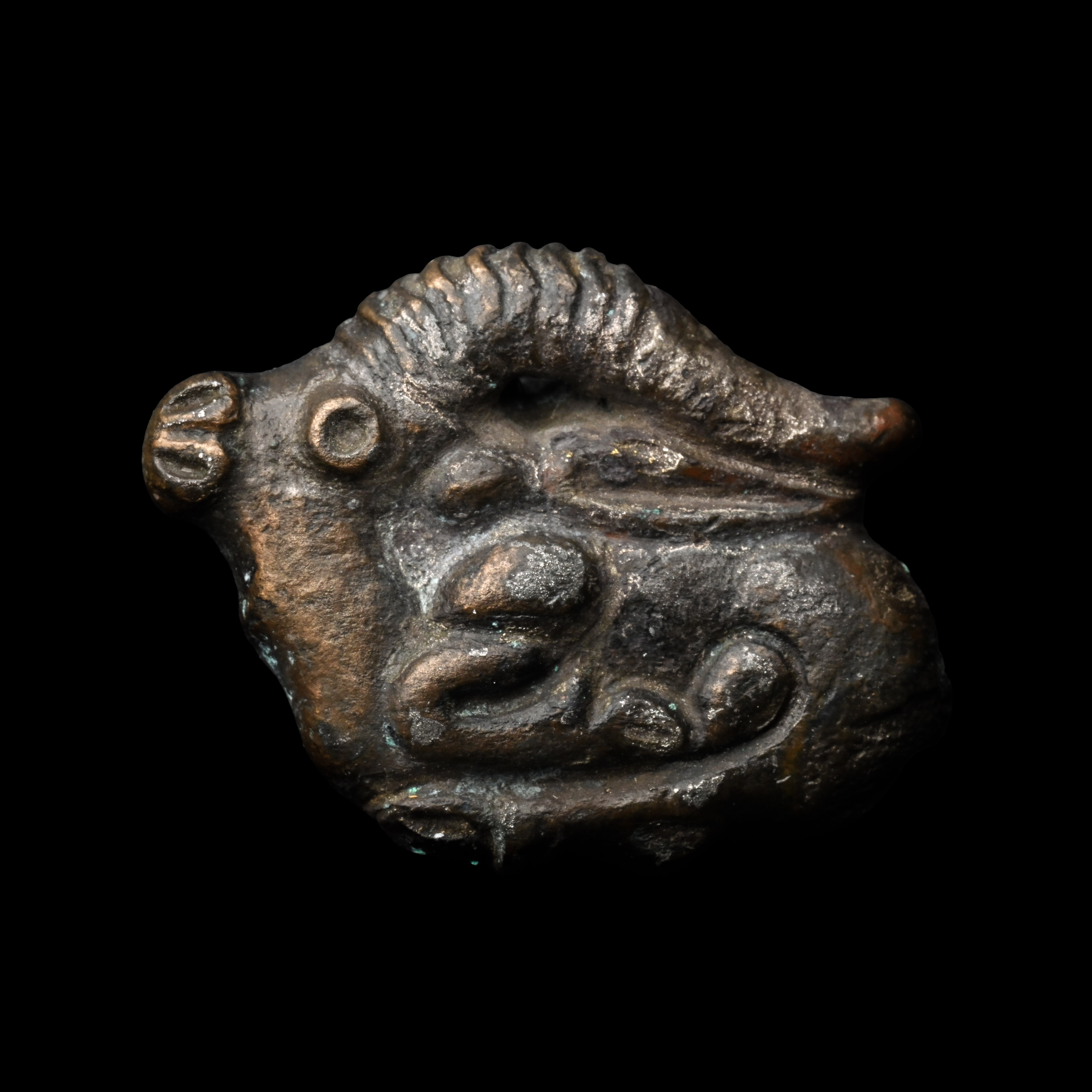 Western Asiatic Bronze Ibex Mount
