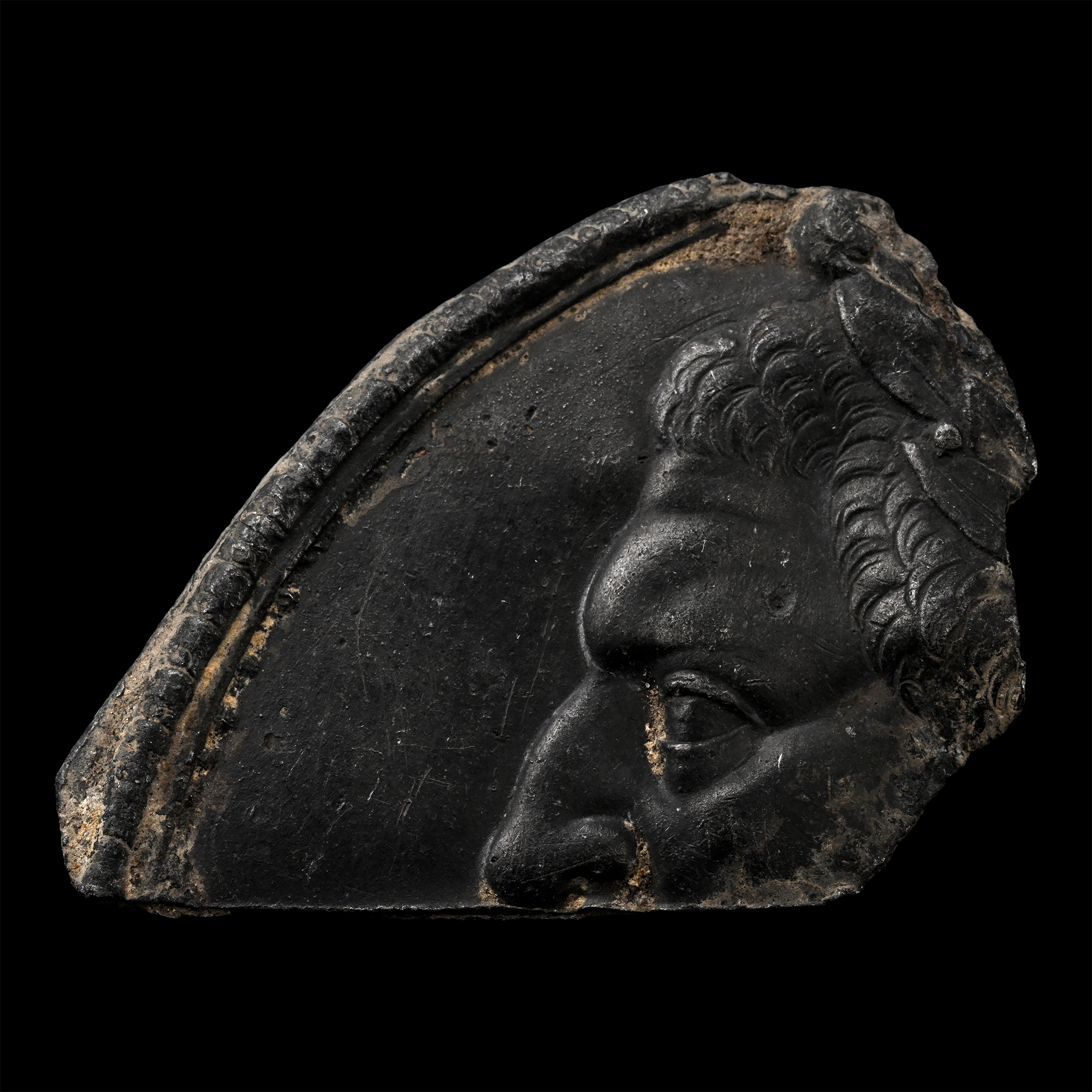 Renaissance Lead Vitellius Roundel Fragment