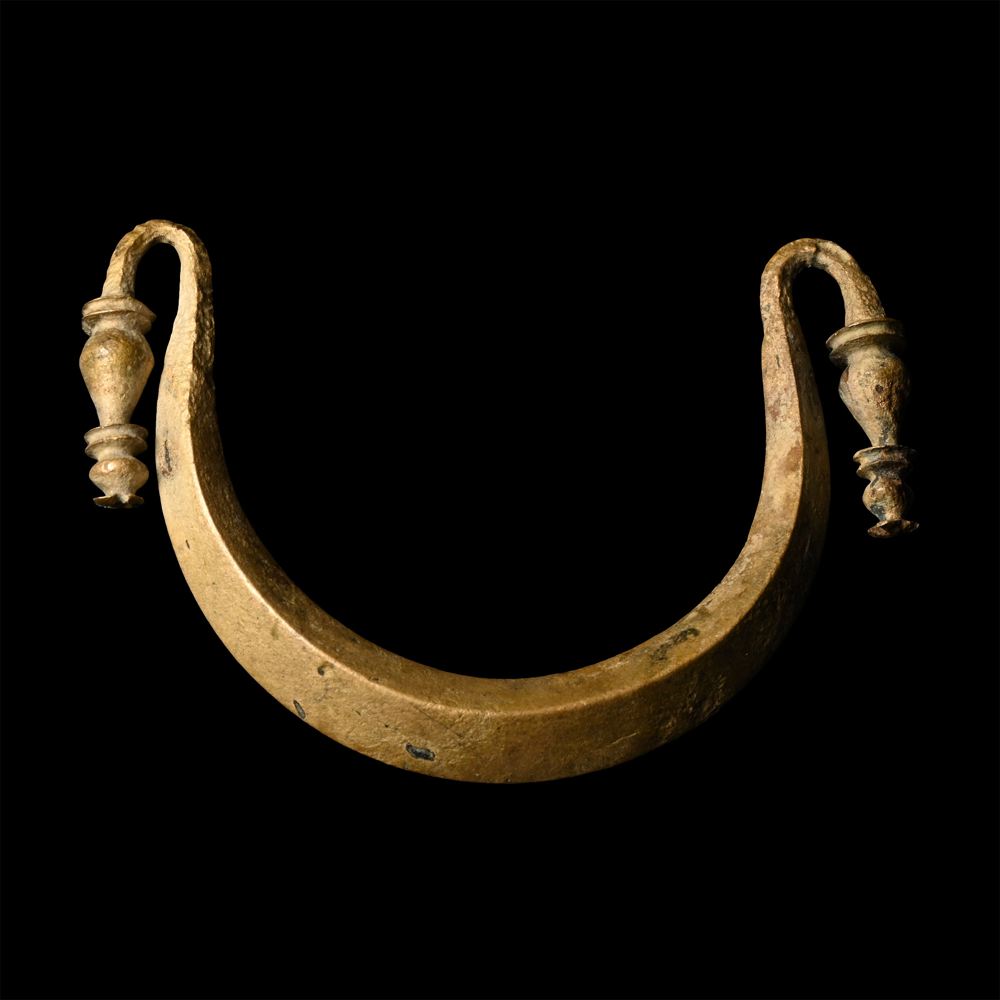 Roman Bronze Vessel Handle