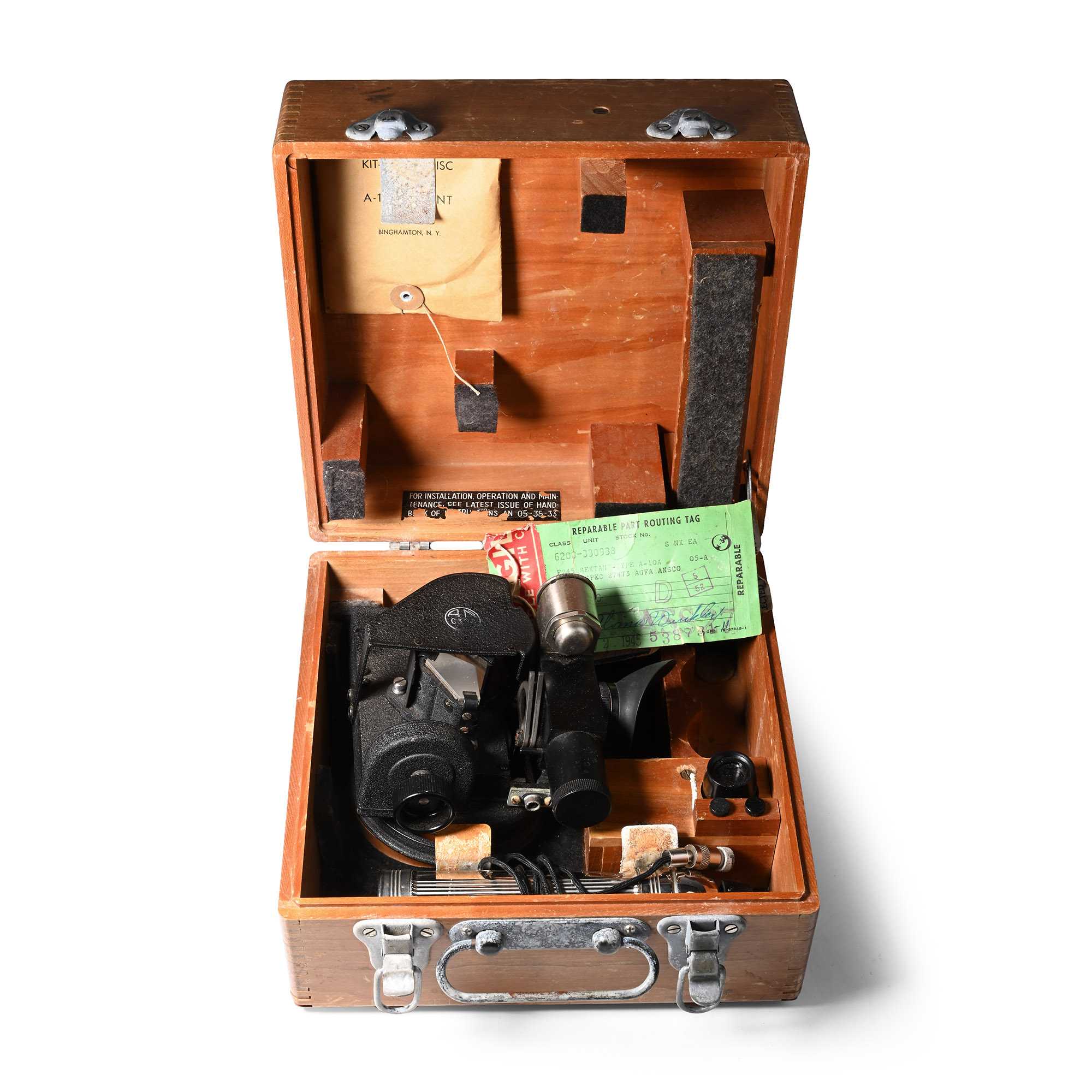 American WWII Sextant in Original Box