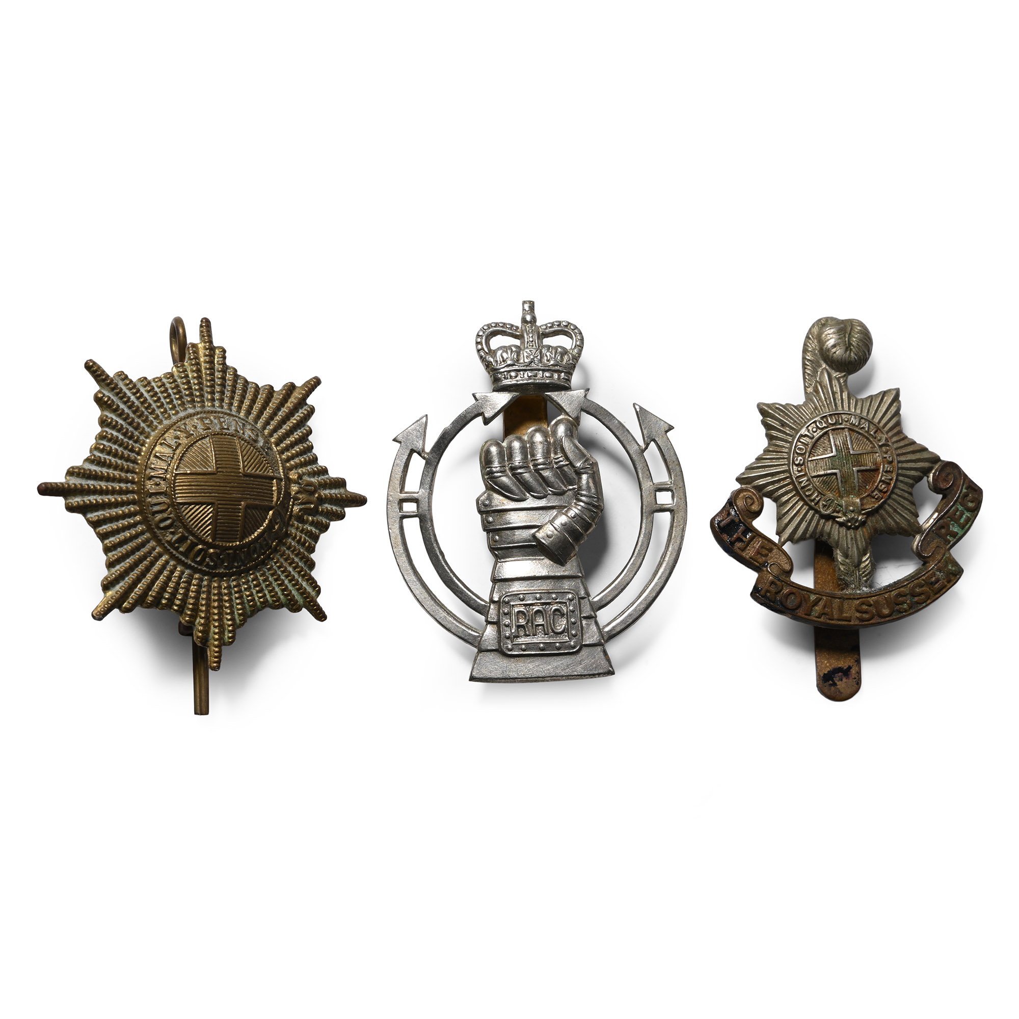 WWI and WWII Hat Badge Collection