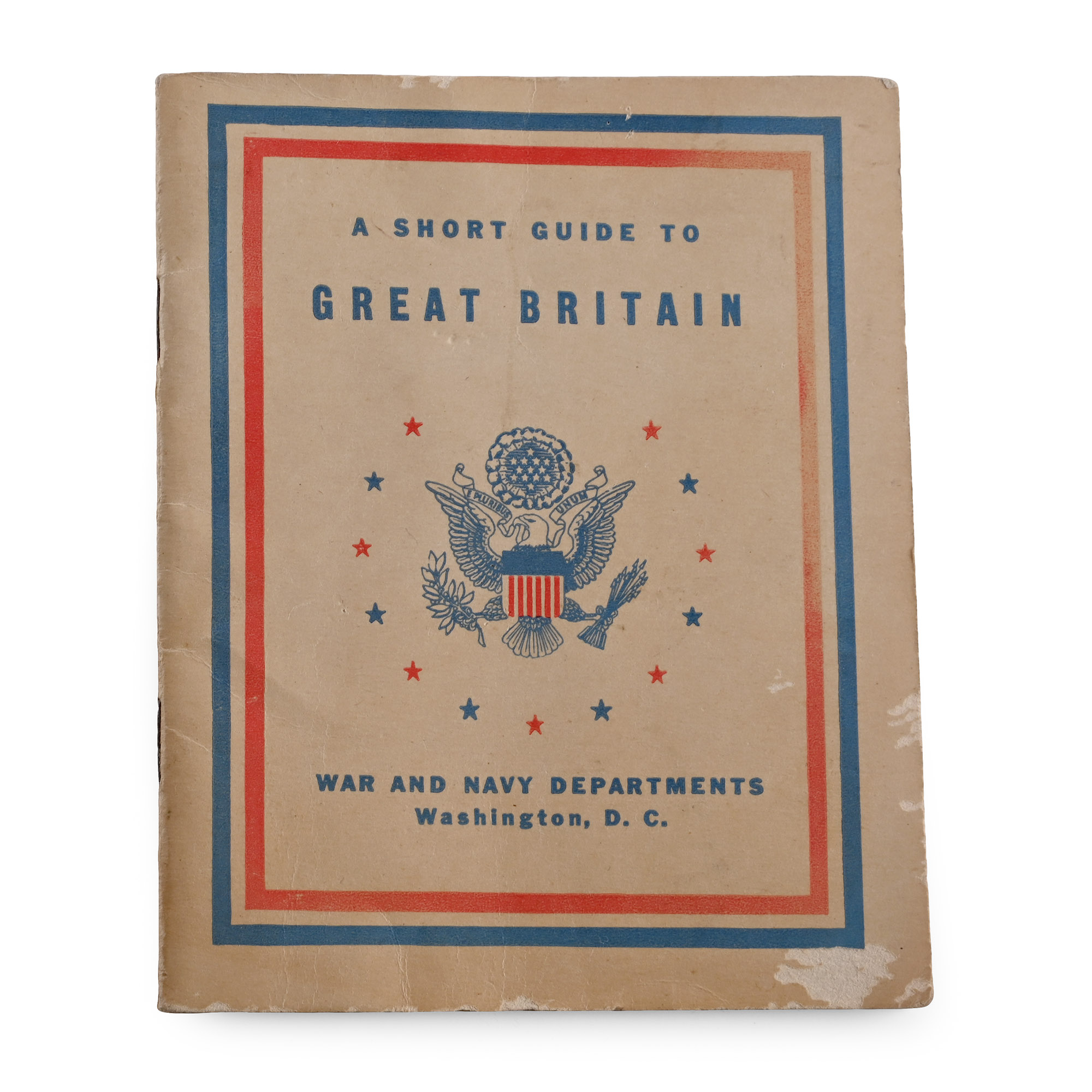 US War and Navy Departments - A Short Guide to Great Britain 'Behaviour' Booklet