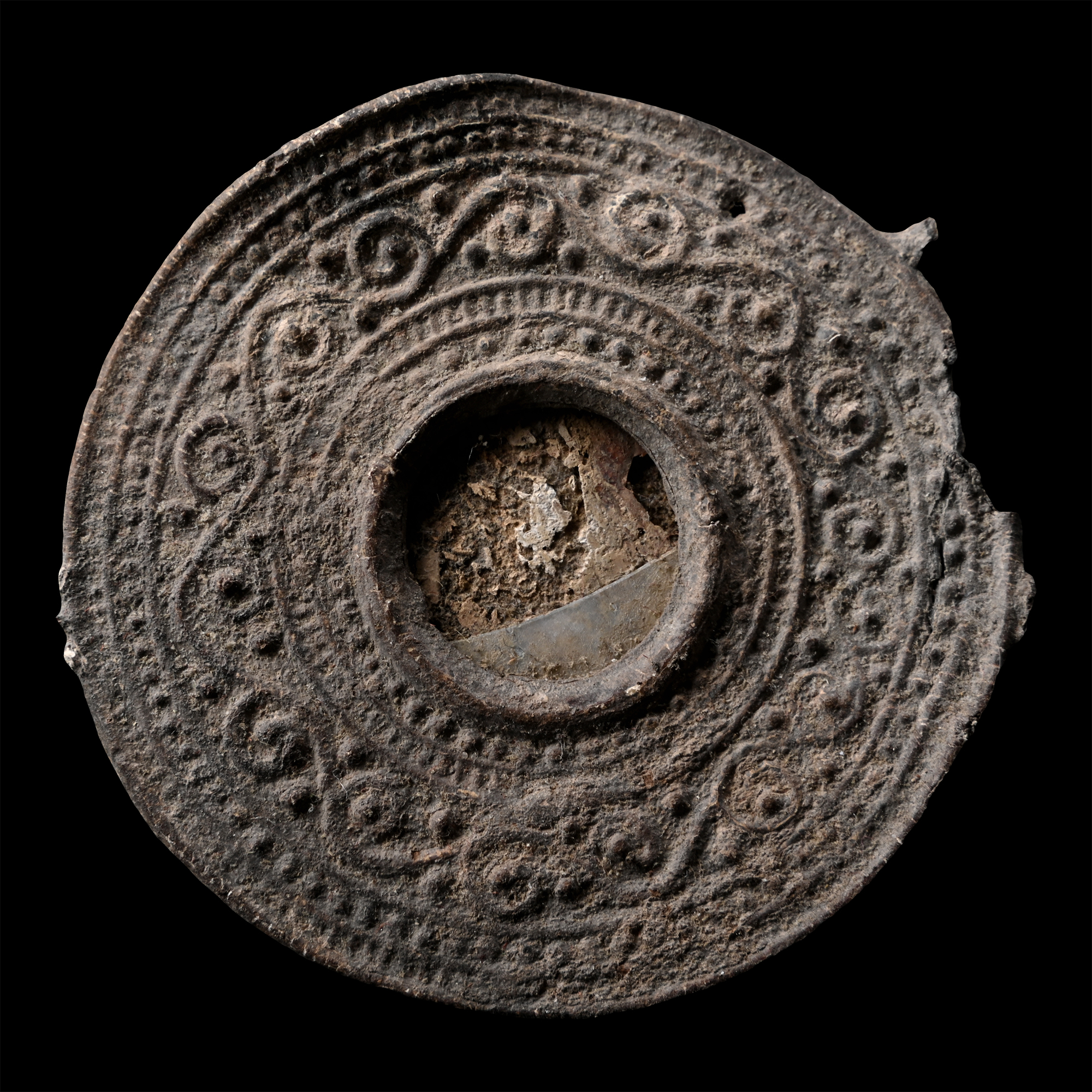 Roman Lead Votive Mirror