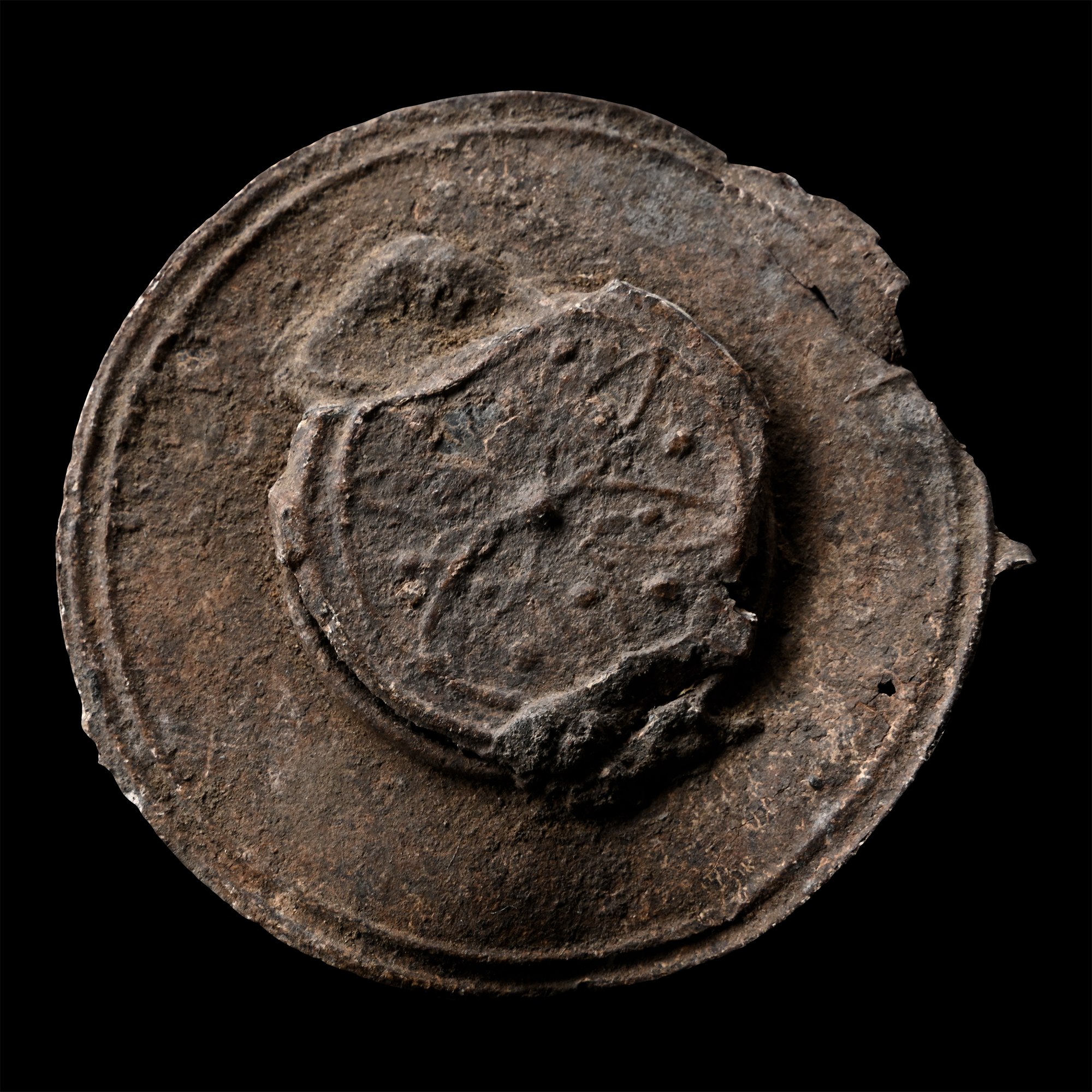 Roman Lead Votive Mirror