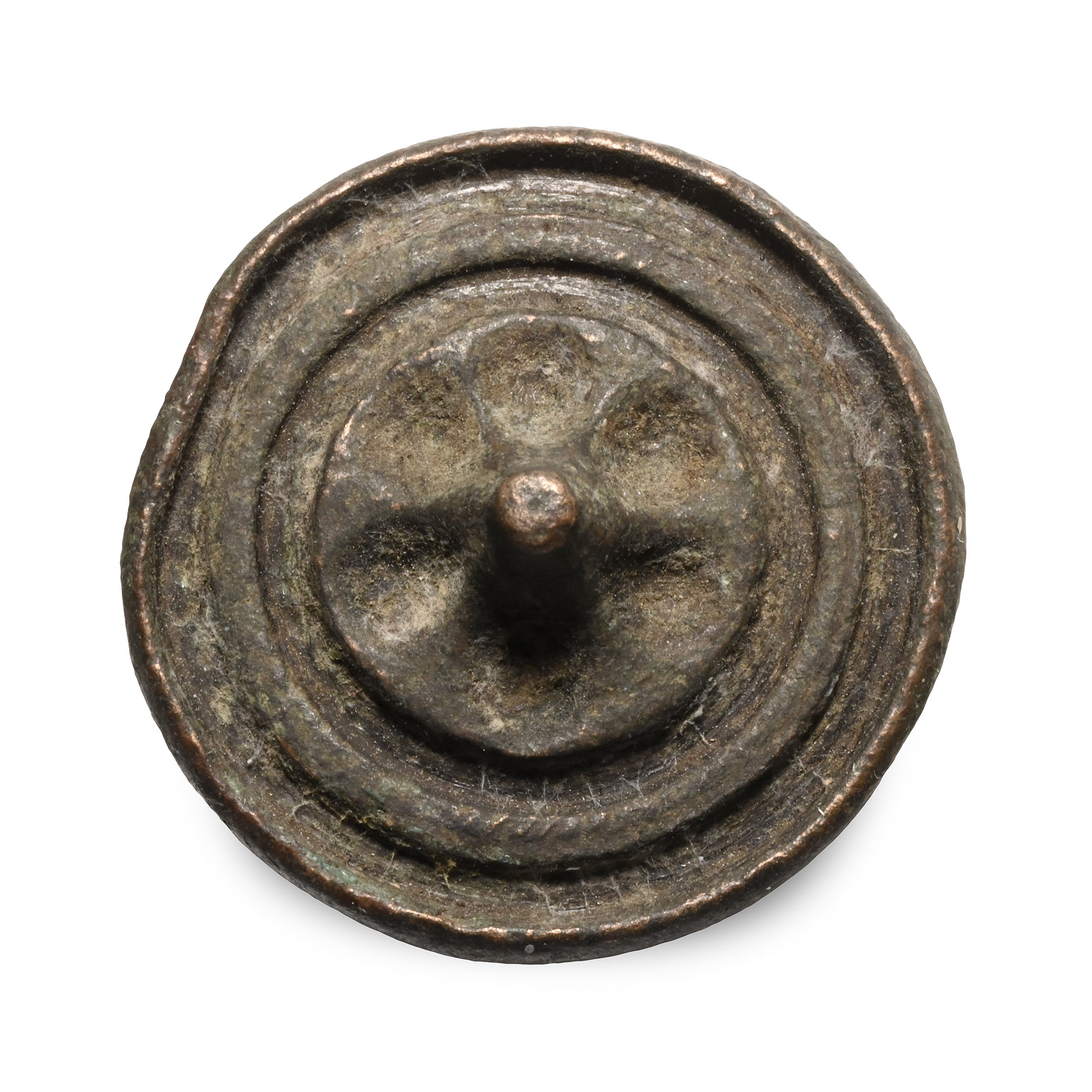 Roman Bronze Four-Way Bridle Strap Junction