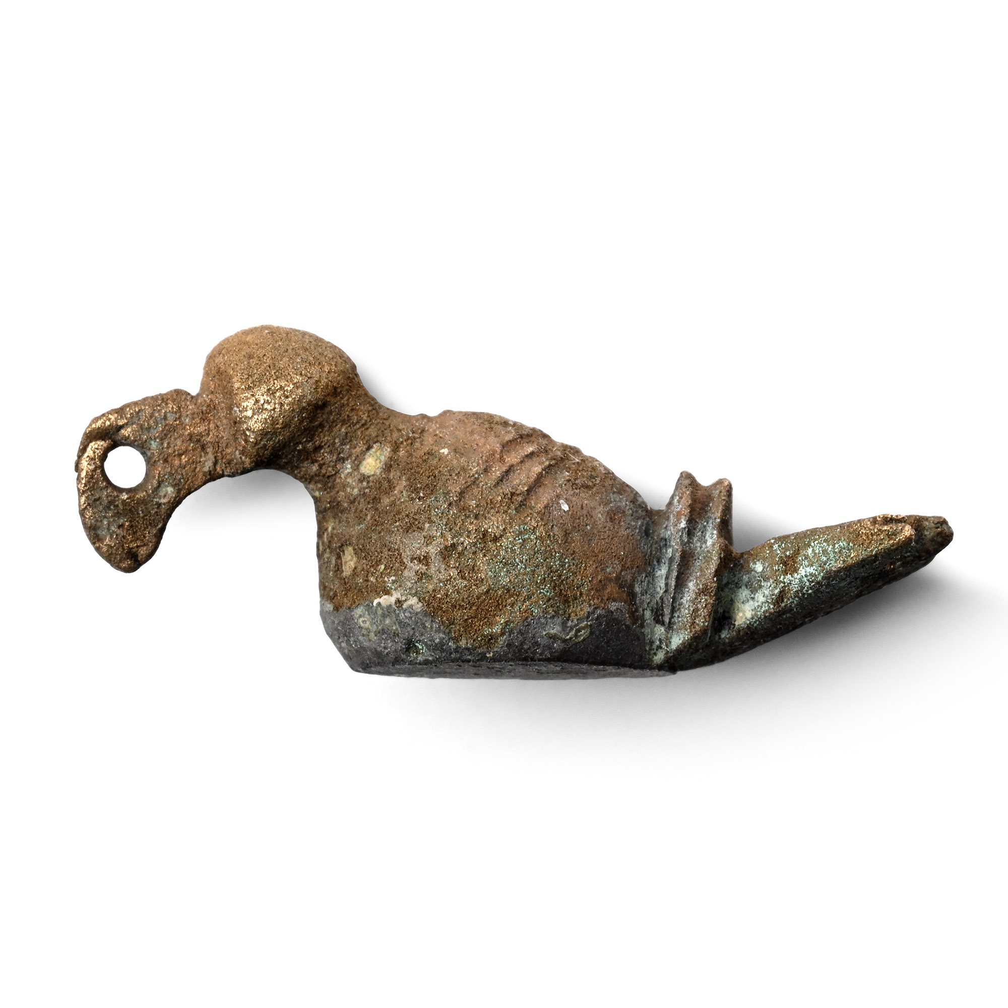 Celtic Bronze Duck Mount