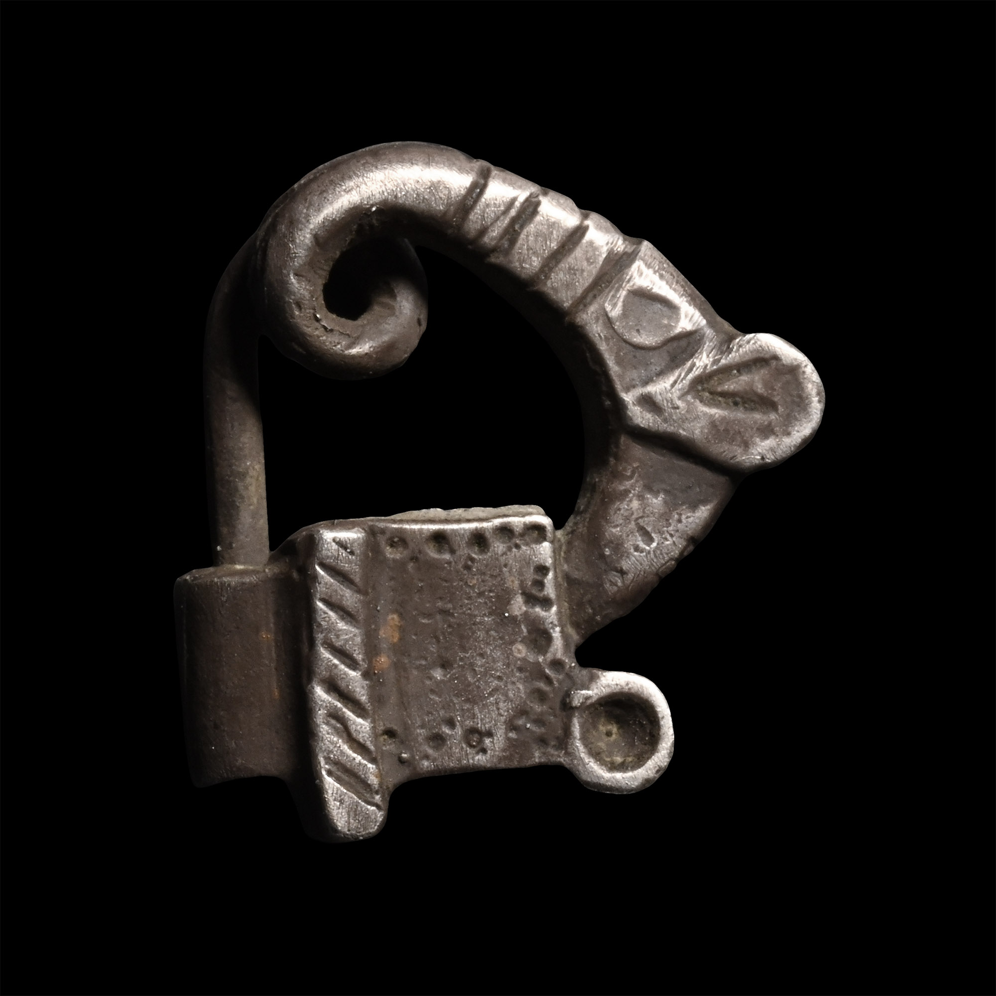 Phrygian Silver Bow Brooch