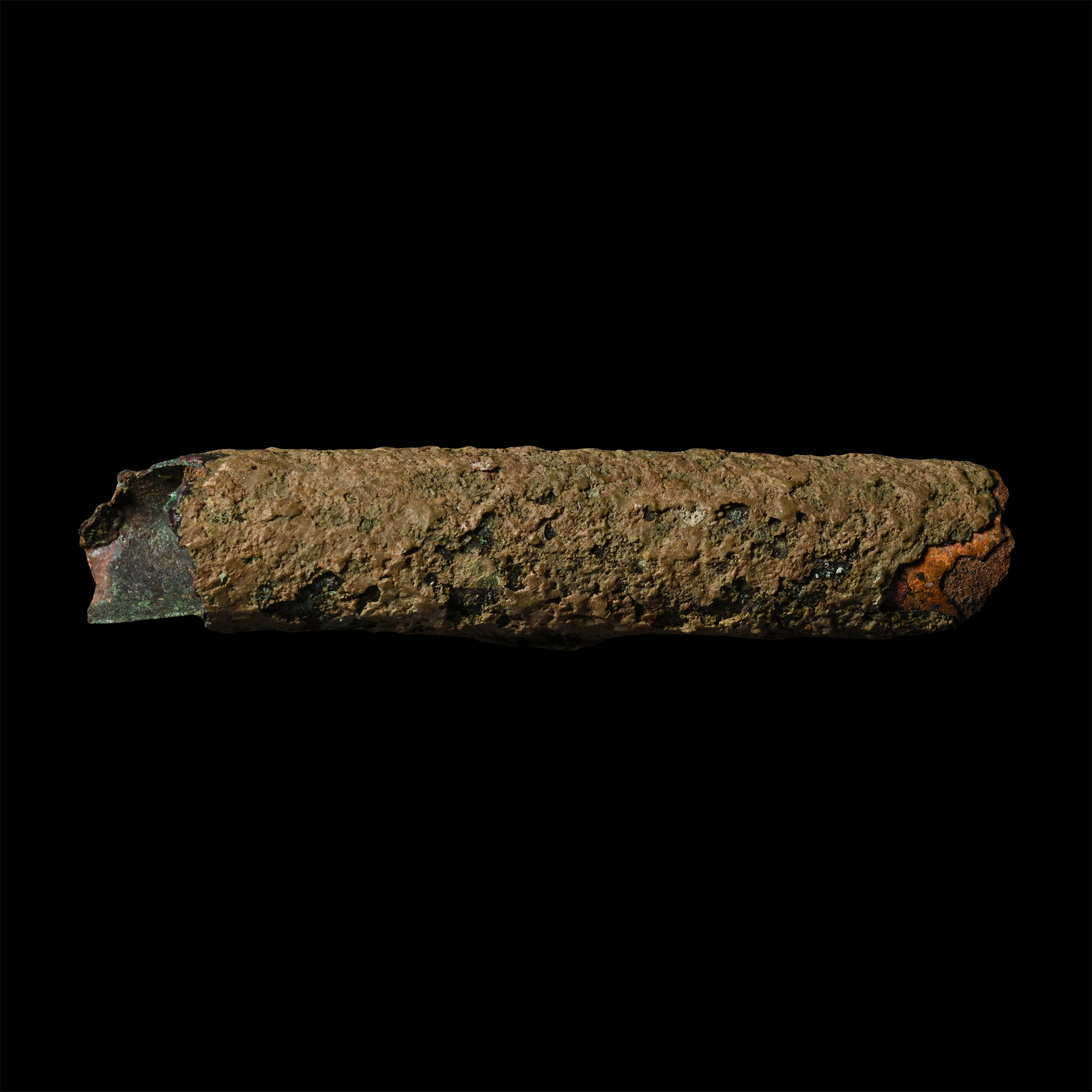 Western Asiatic Bronze Scroll Fragment