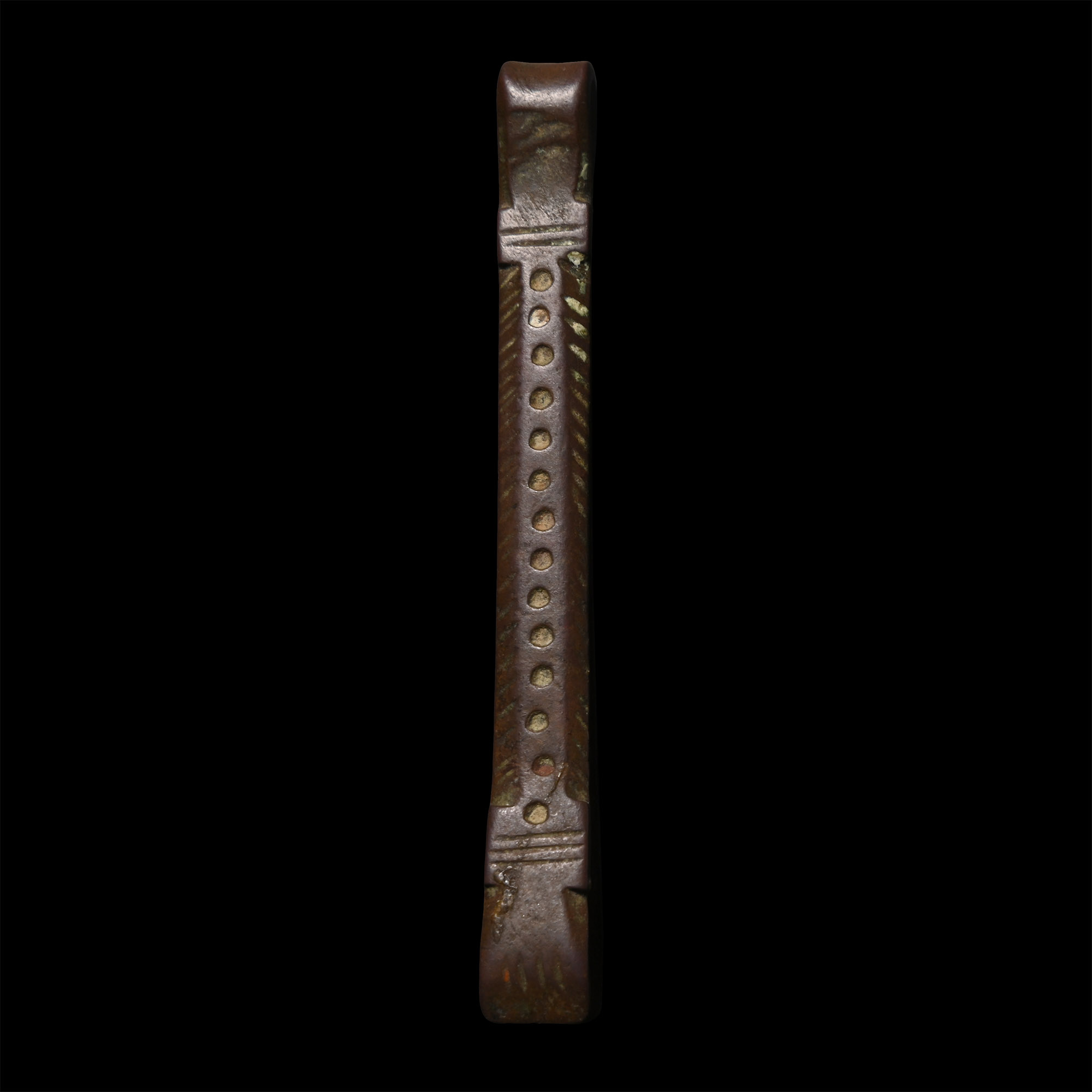 Saxon Decorated Bronze Tweezers