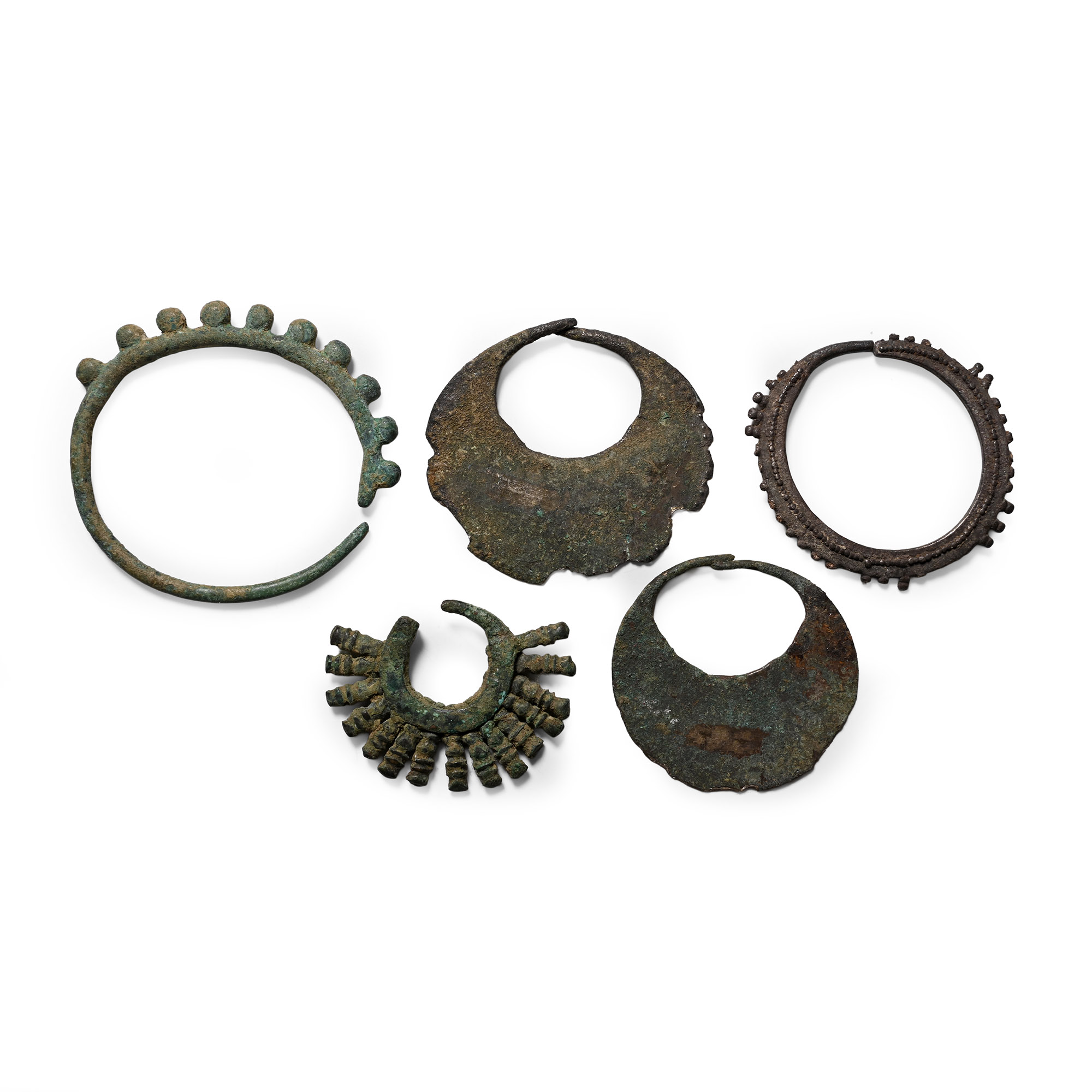 Western Asiatic Bronze Earring Group