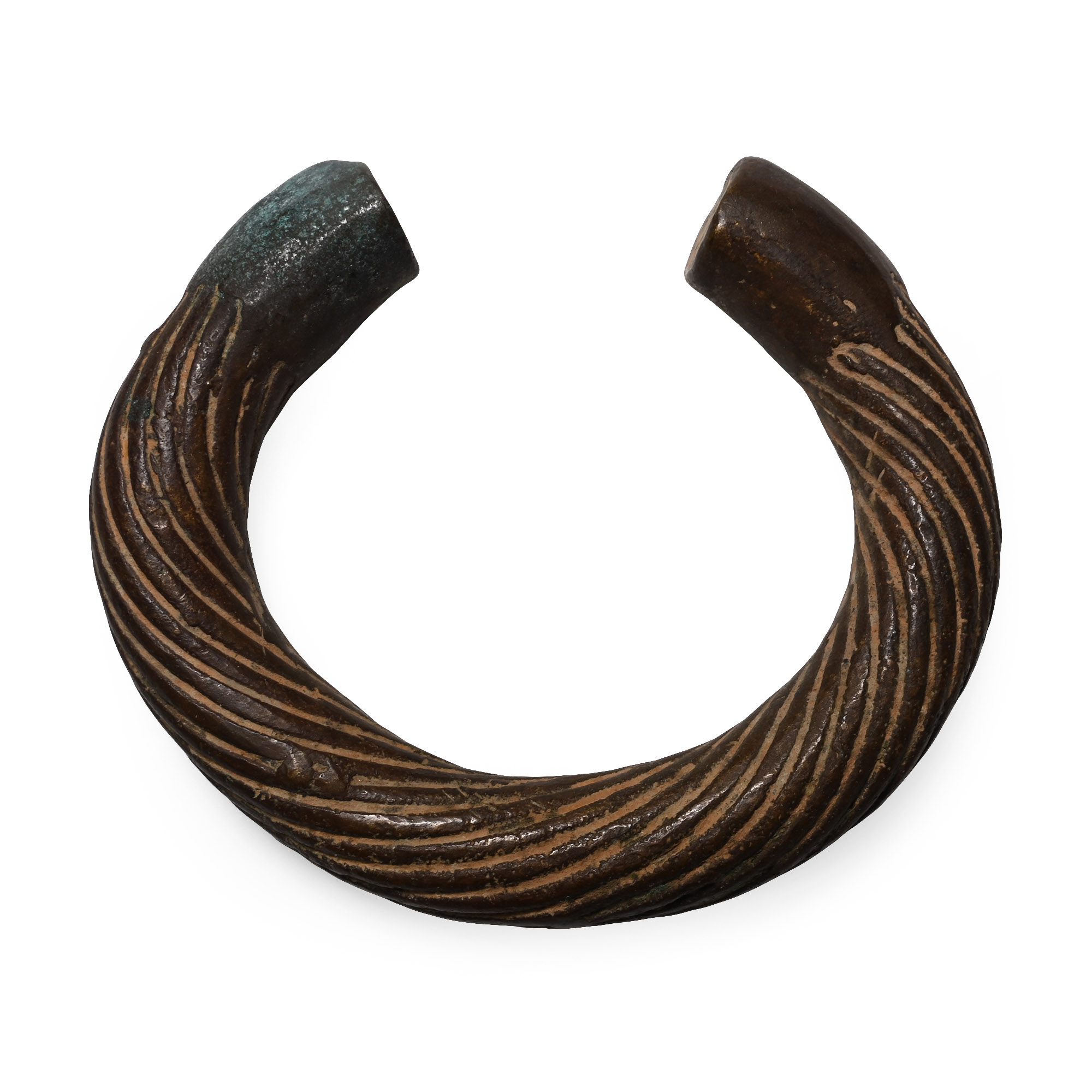 Western Asiatic Bronze Twist Design Bracelet