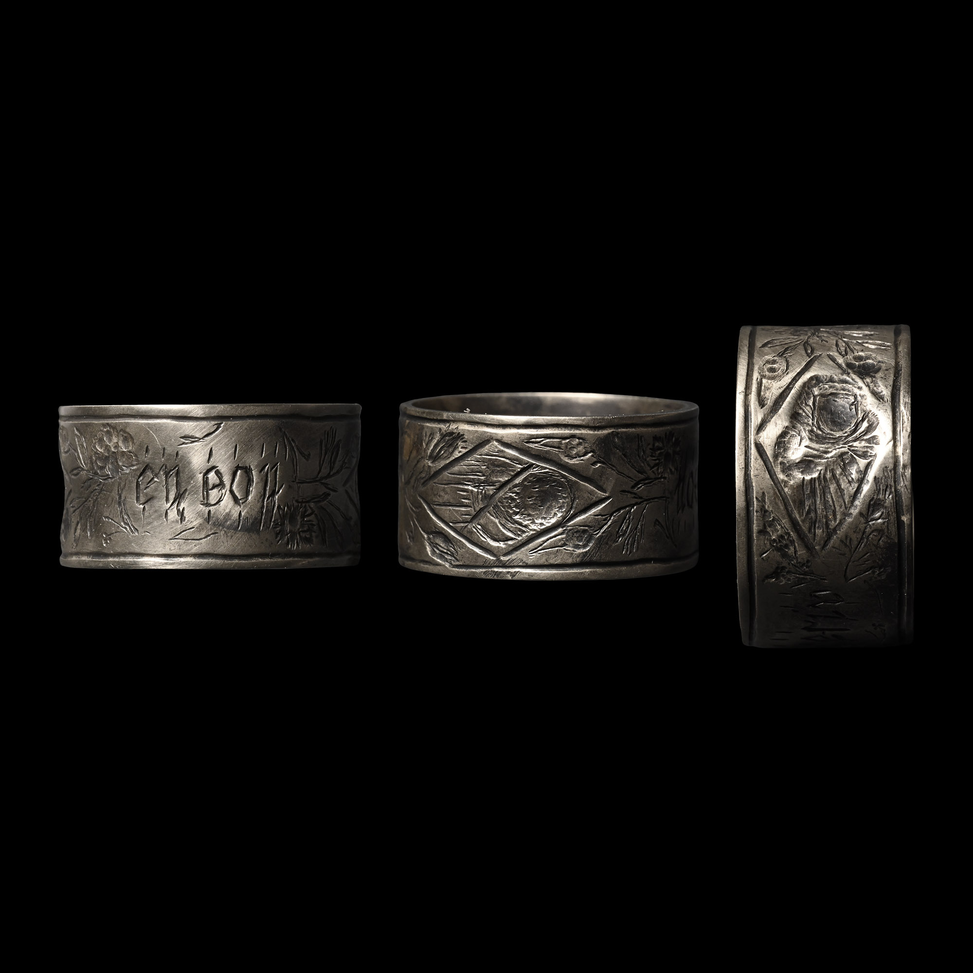 Post Medieval Silver 'En Bon Desir' Posy Ring