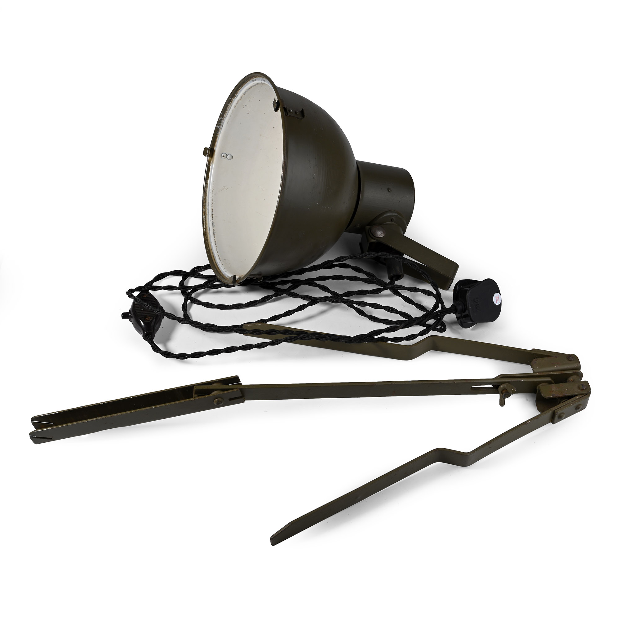 British Army WWII Mobile Workshop Lamp