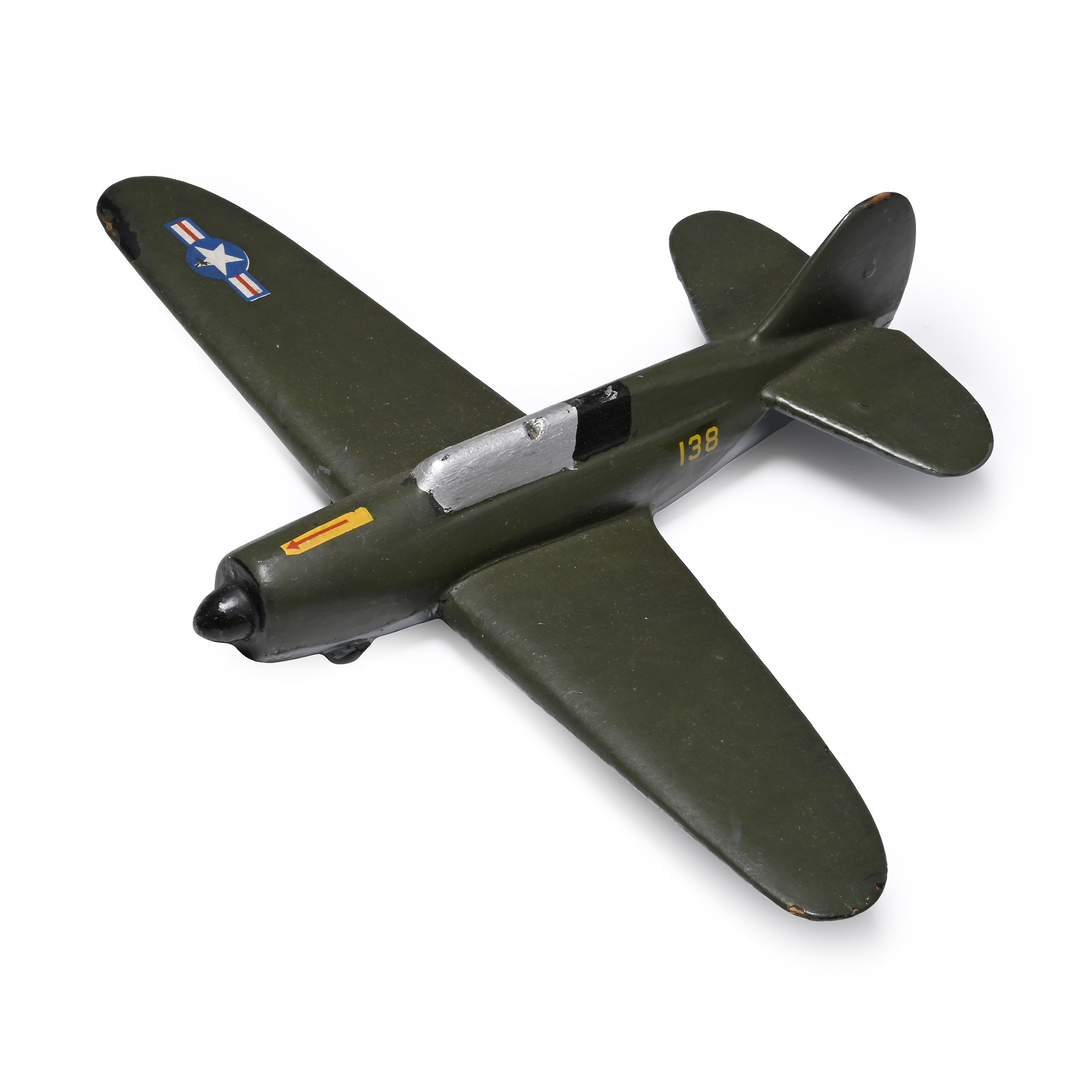 Curtiss Helldiver Wooden RAF WWII Aeroplane Identification Training Model