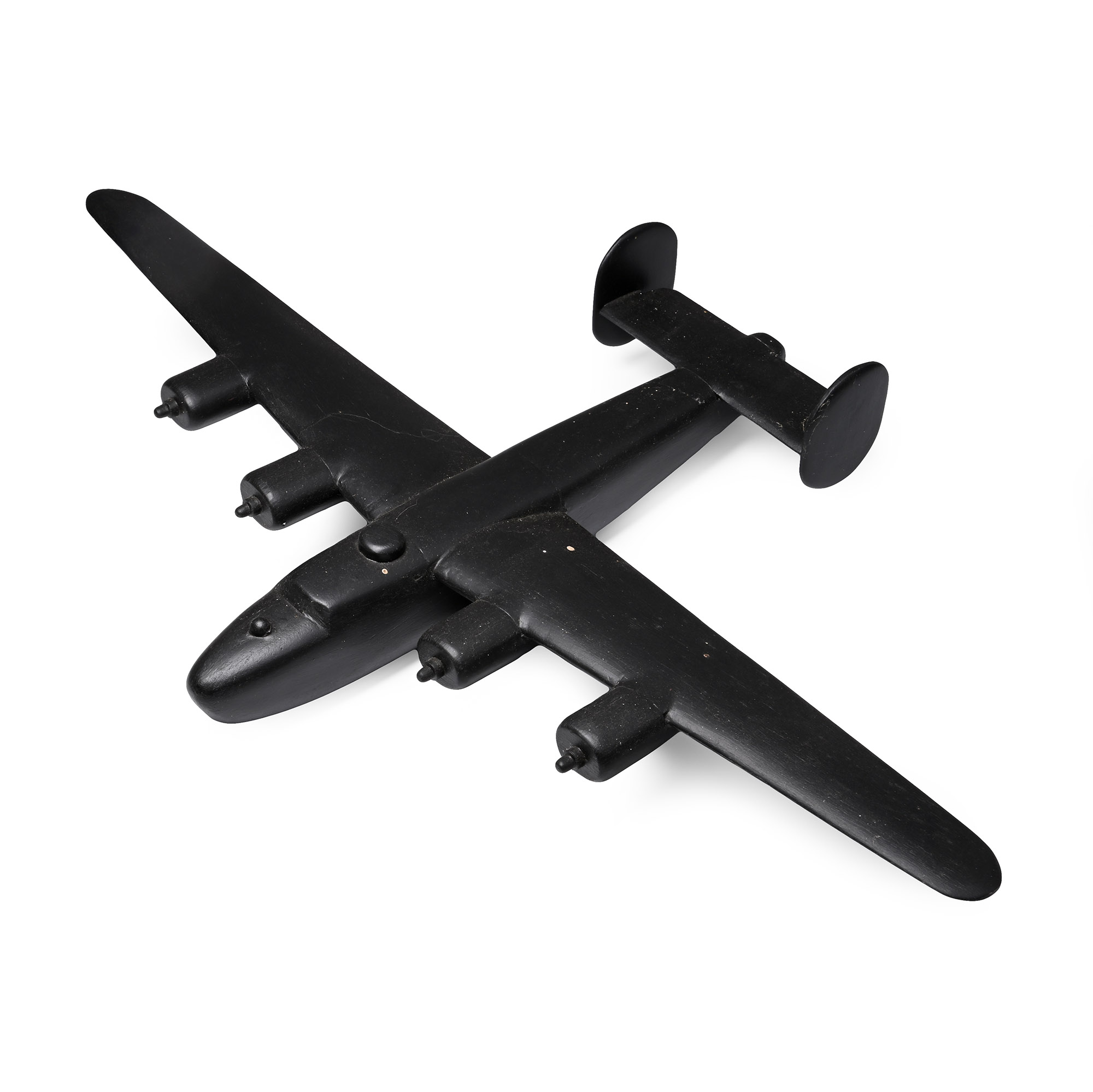 B24 Liberator Wooden RAF WWII Aeroplane Identification Training Model