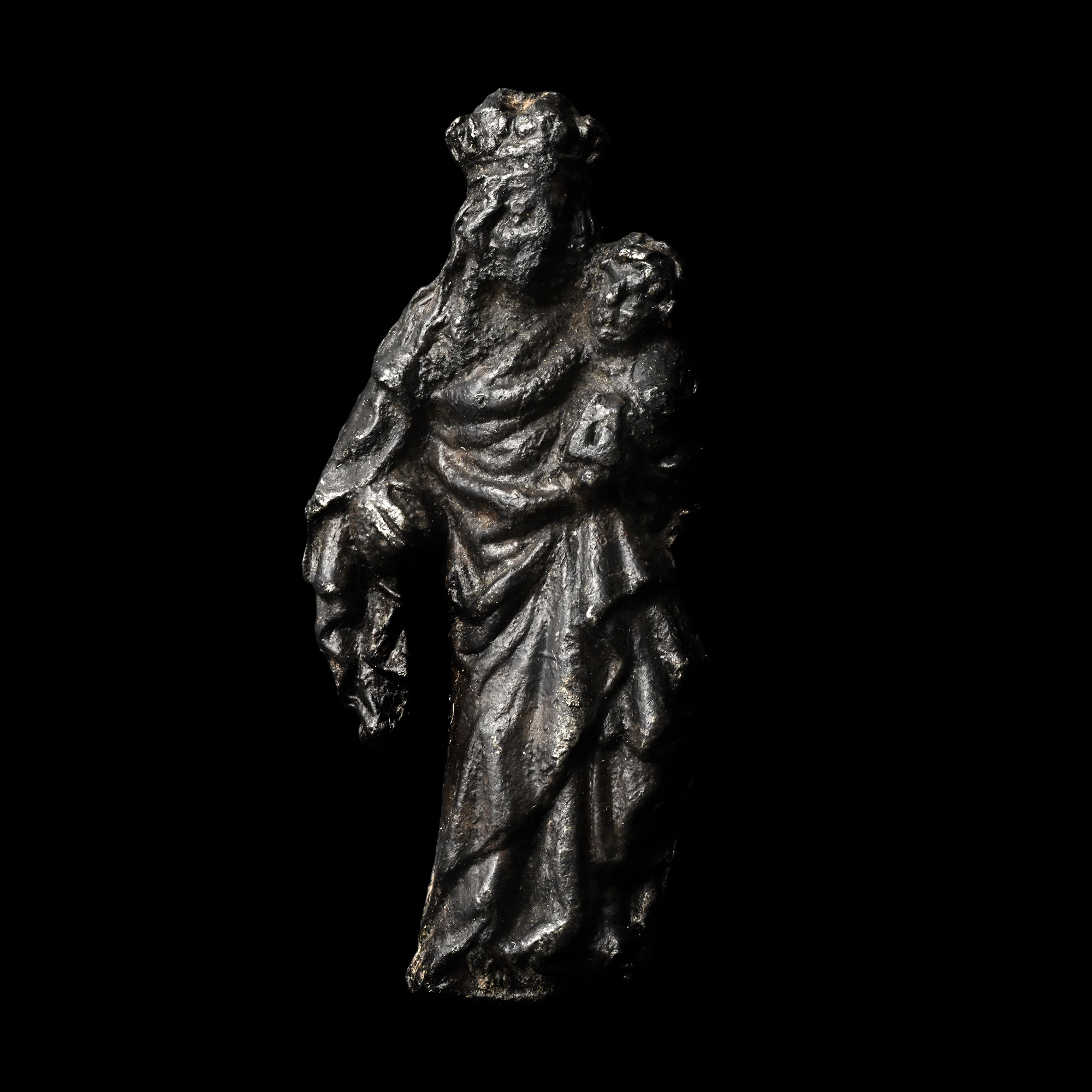Medieval Madonna and Child Pilgrim's Pendant