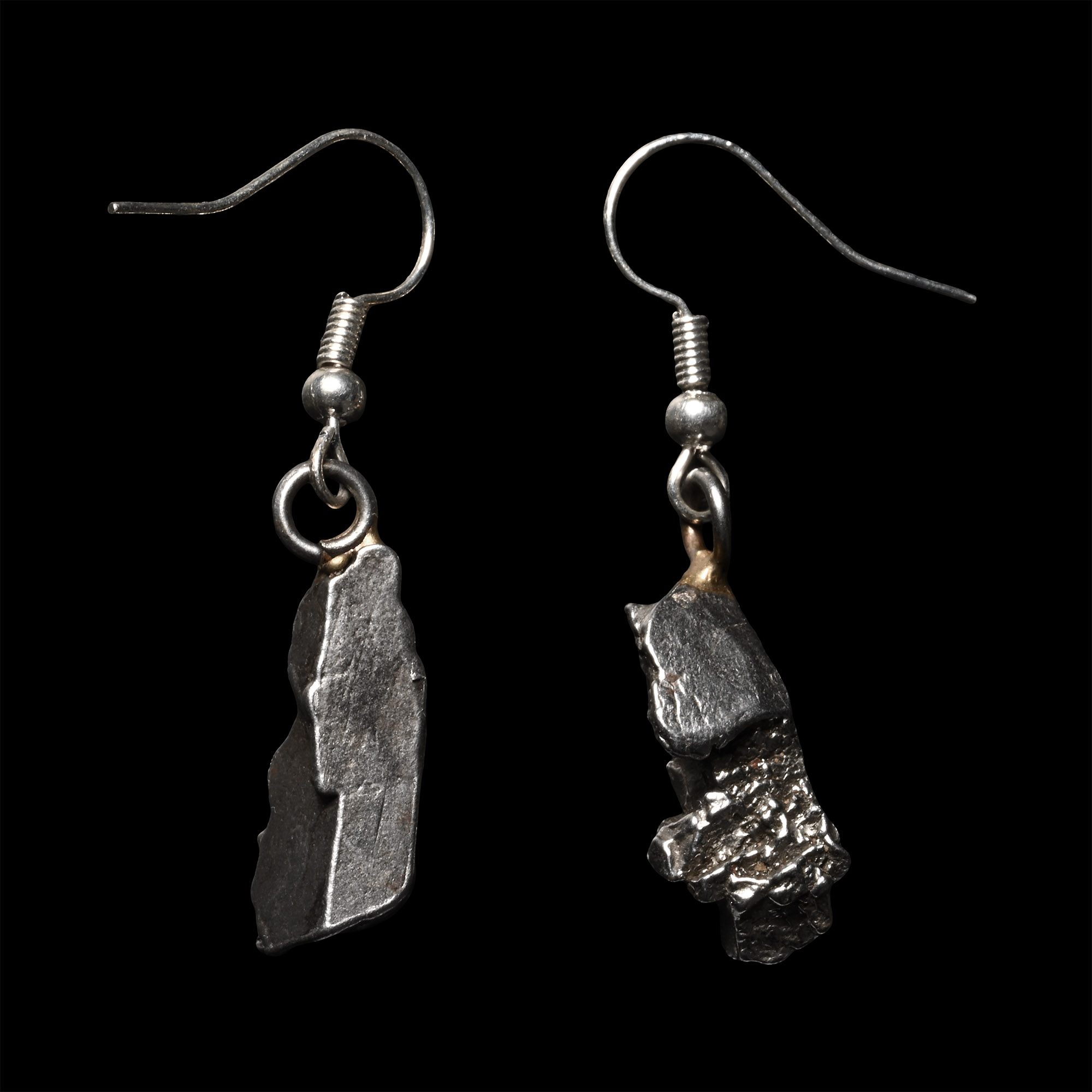 Campo del Cielo Meteorite Earrings