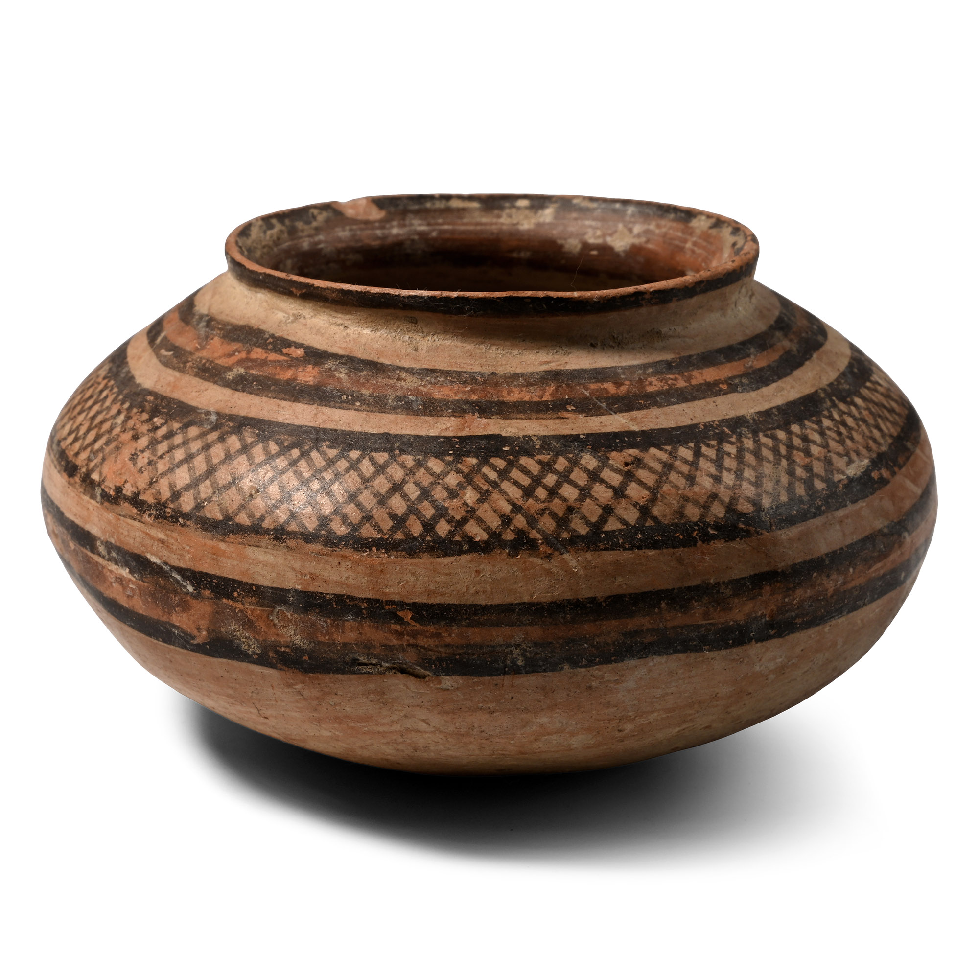 Iranian Decorated Terracotta Vessel
