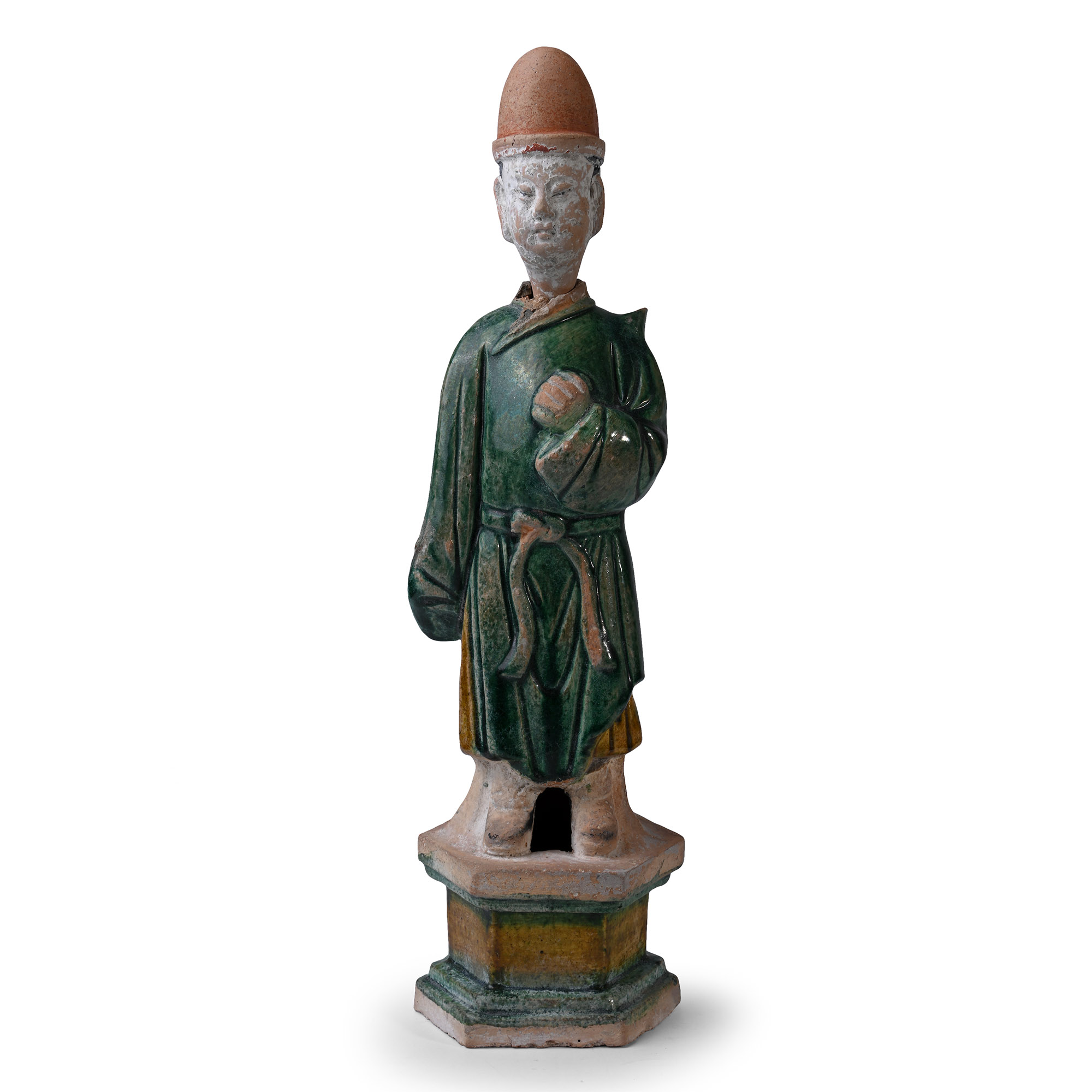 Chinese Ming Glazed Terracotta Tomb Figure