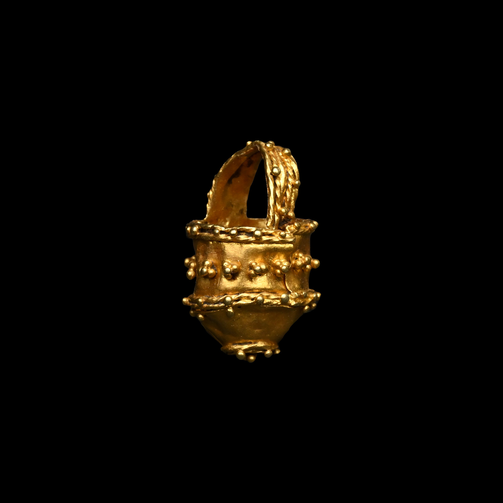 Pre-Viking Gold Aroma Bucket Pendant