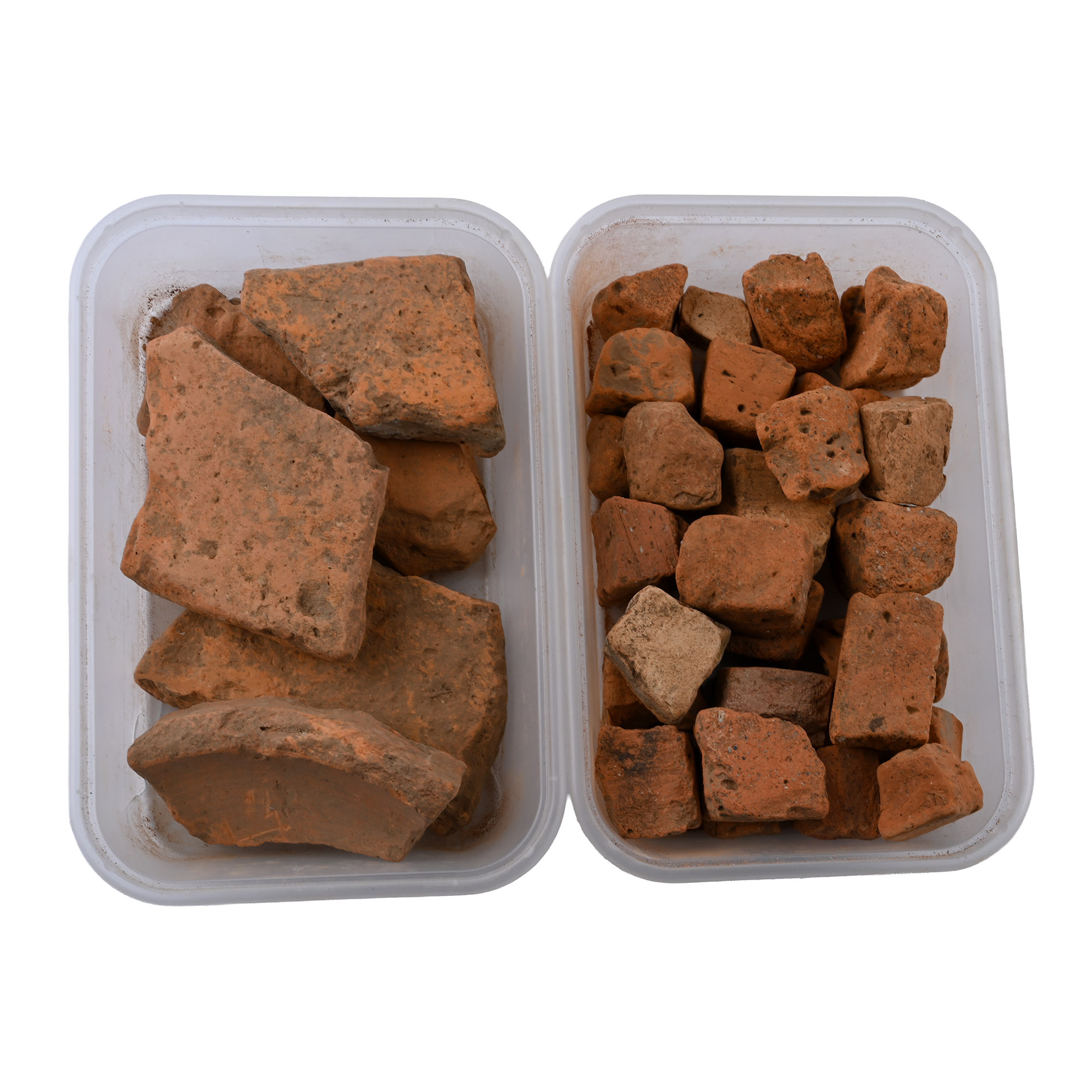 Roman Terracotta Tile Sections and Tesserae Group