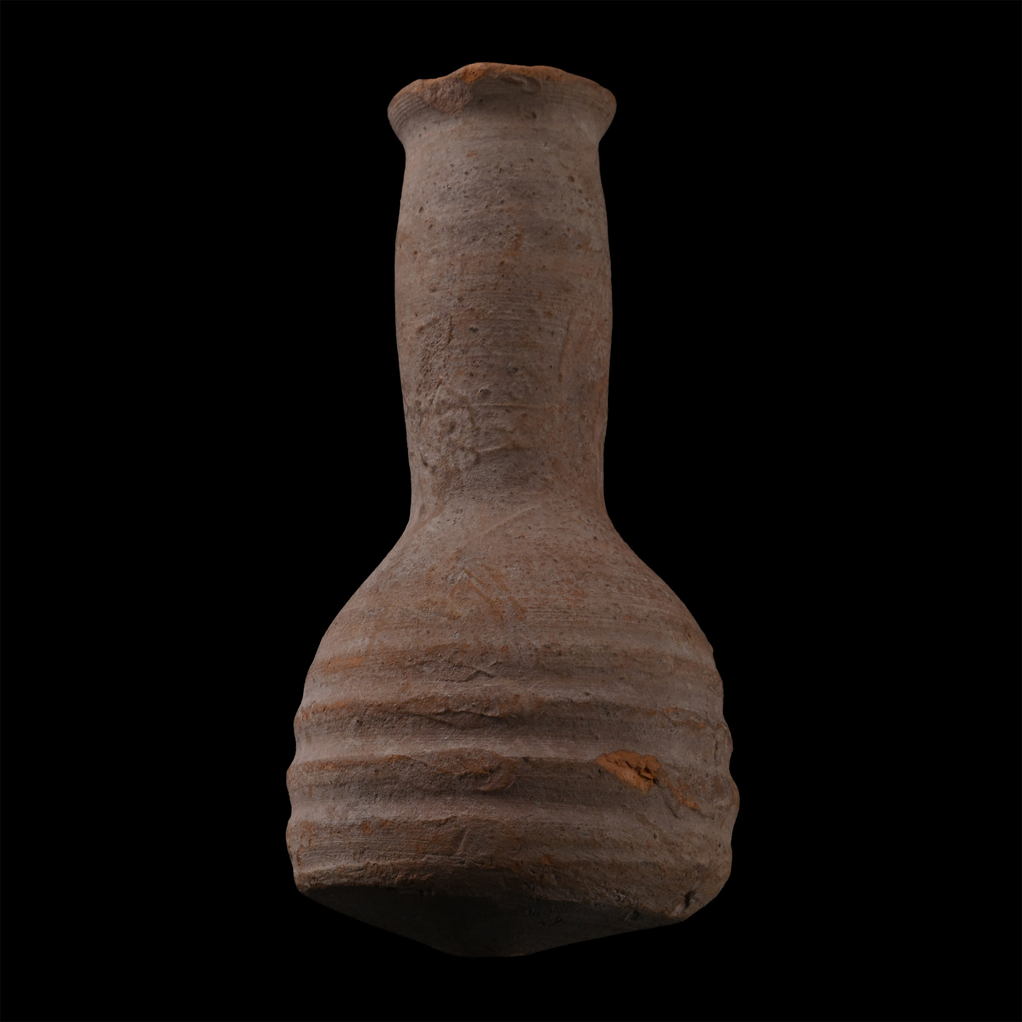 Roman Ribbed Terracotta Bottle
