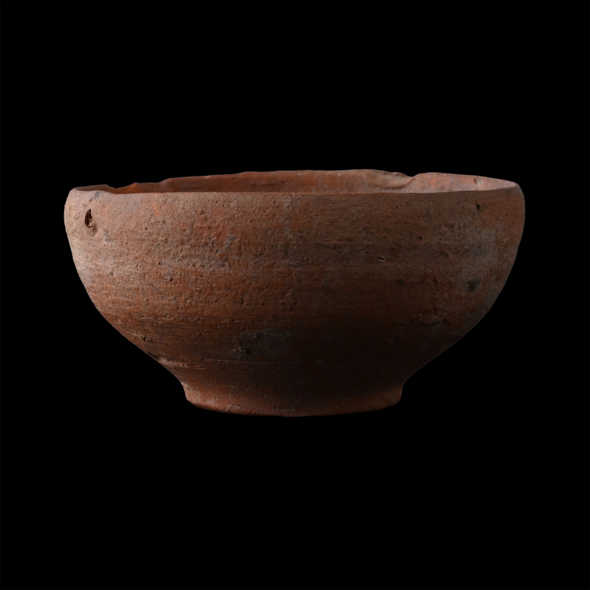 Nabataean Red Terracotta 'Eggshell' Bowl