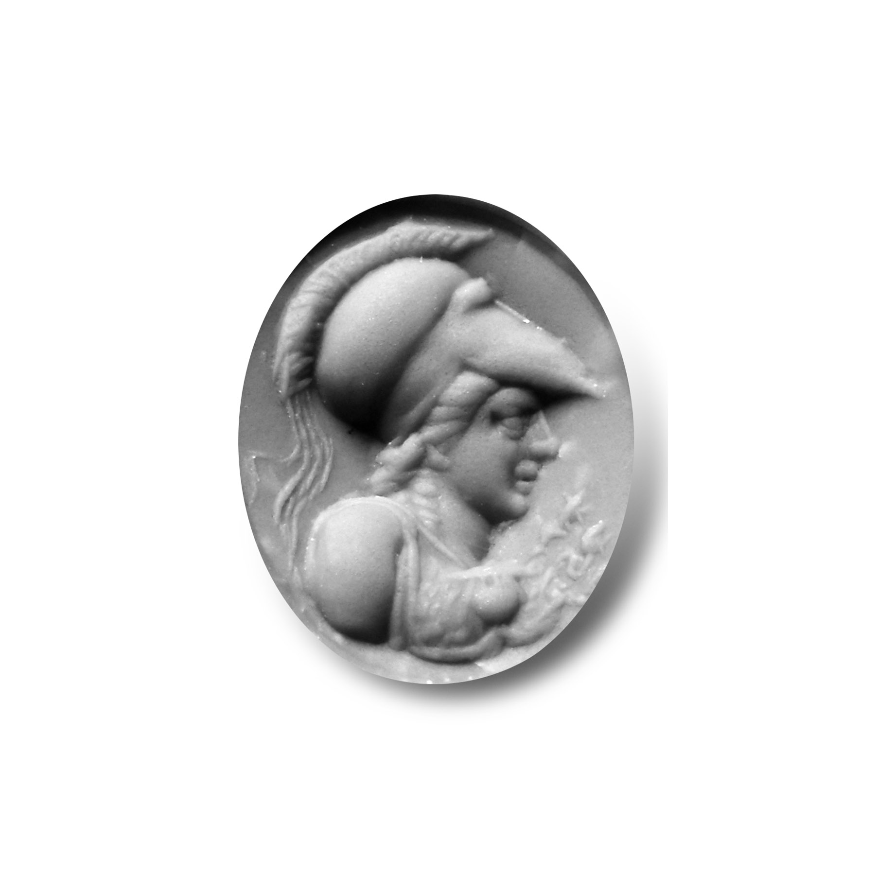 Roman Amethyst Gemstone of the Goddess Minerva