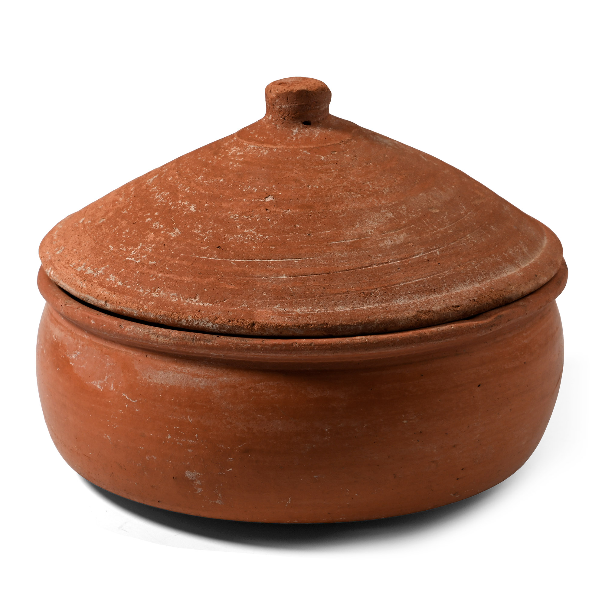 Roman Red Ware Lidded Bowl