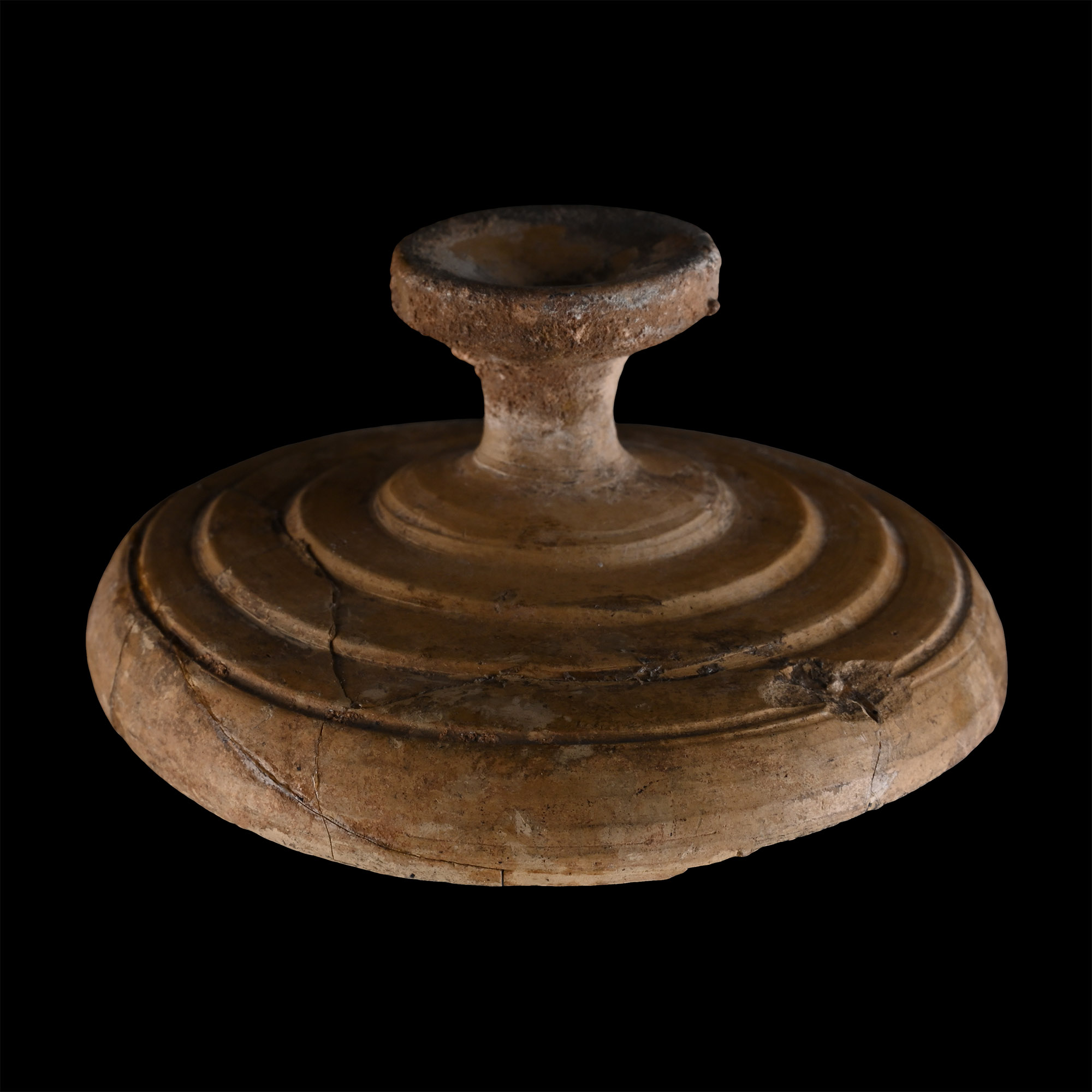 Greek Terracotta Lekanis Lid