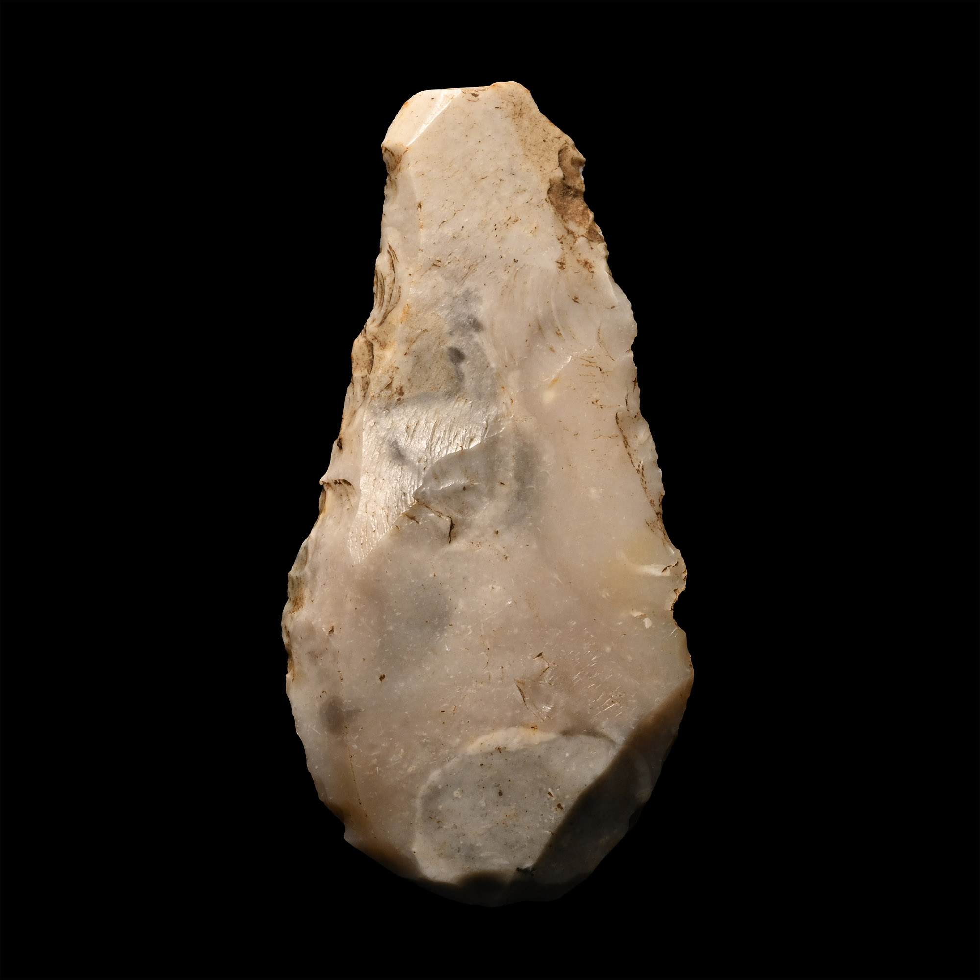 British Stone Age Napped Flint Blade Scraper from Farnham