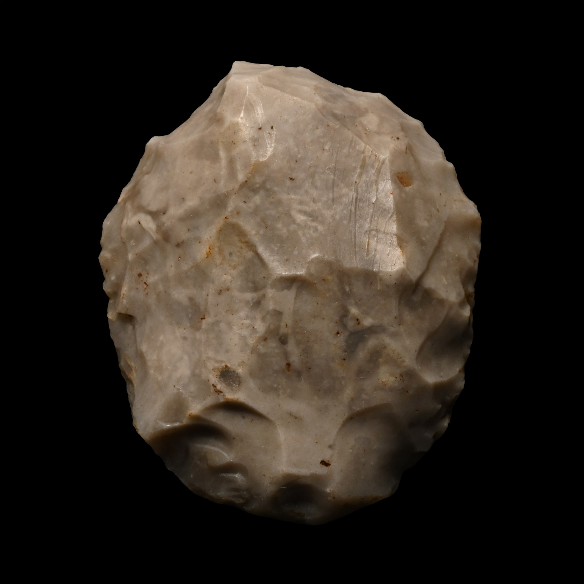 British Stone Age Knapped Flint Scraper from Farnham