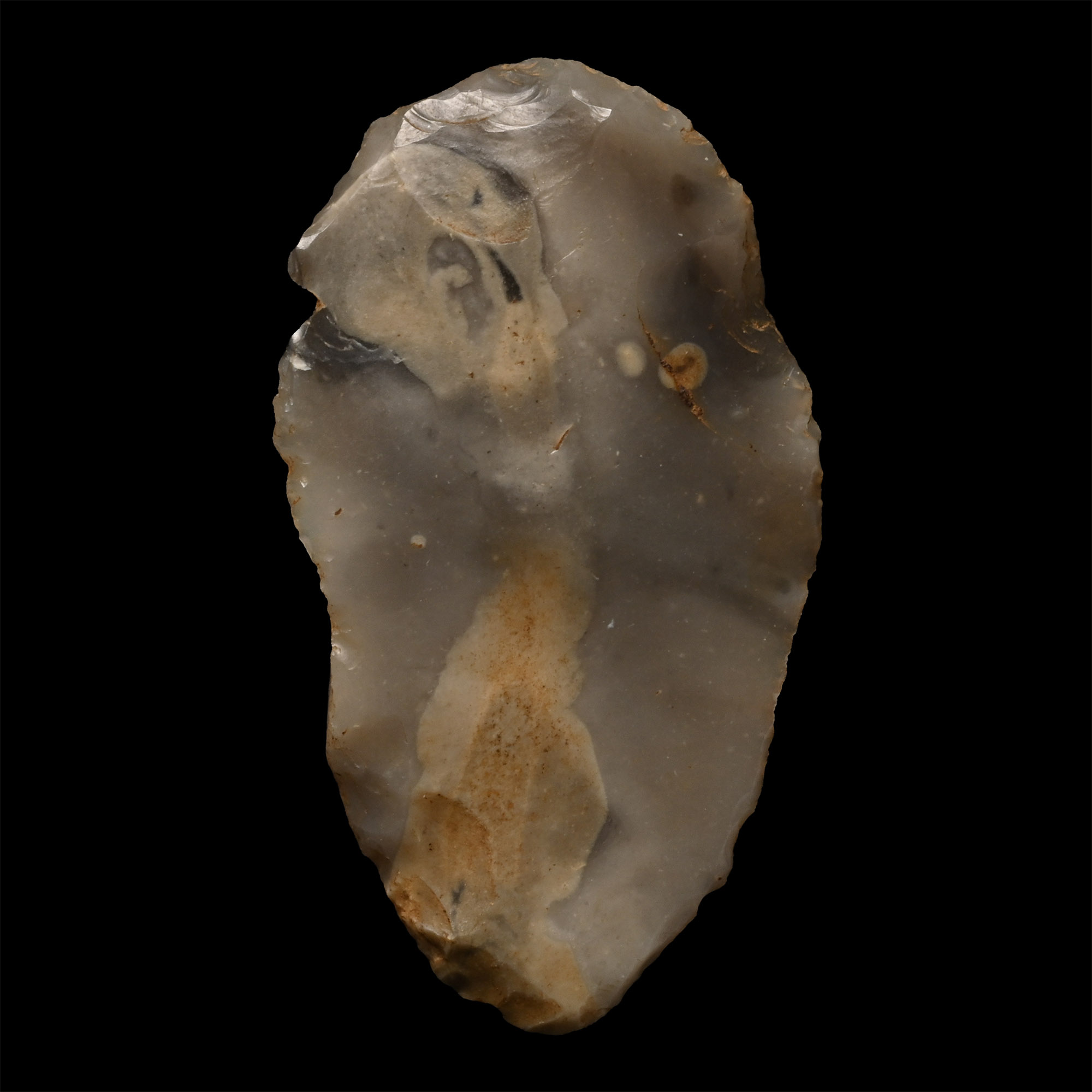 British Stone Age Knapped Flint Knife from Farnham