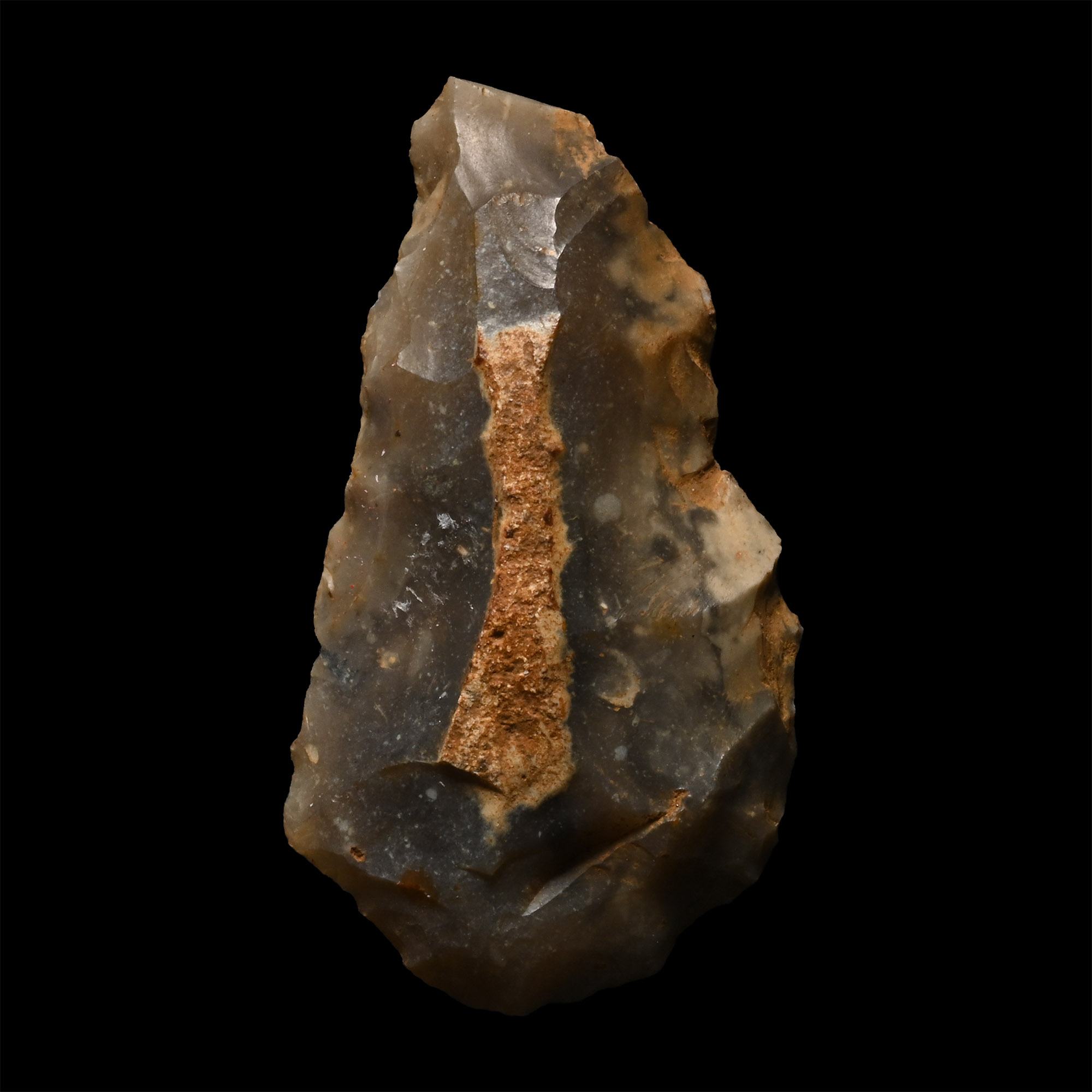 British Stone Age Knapped Flint Bifacial Knife from Farnham